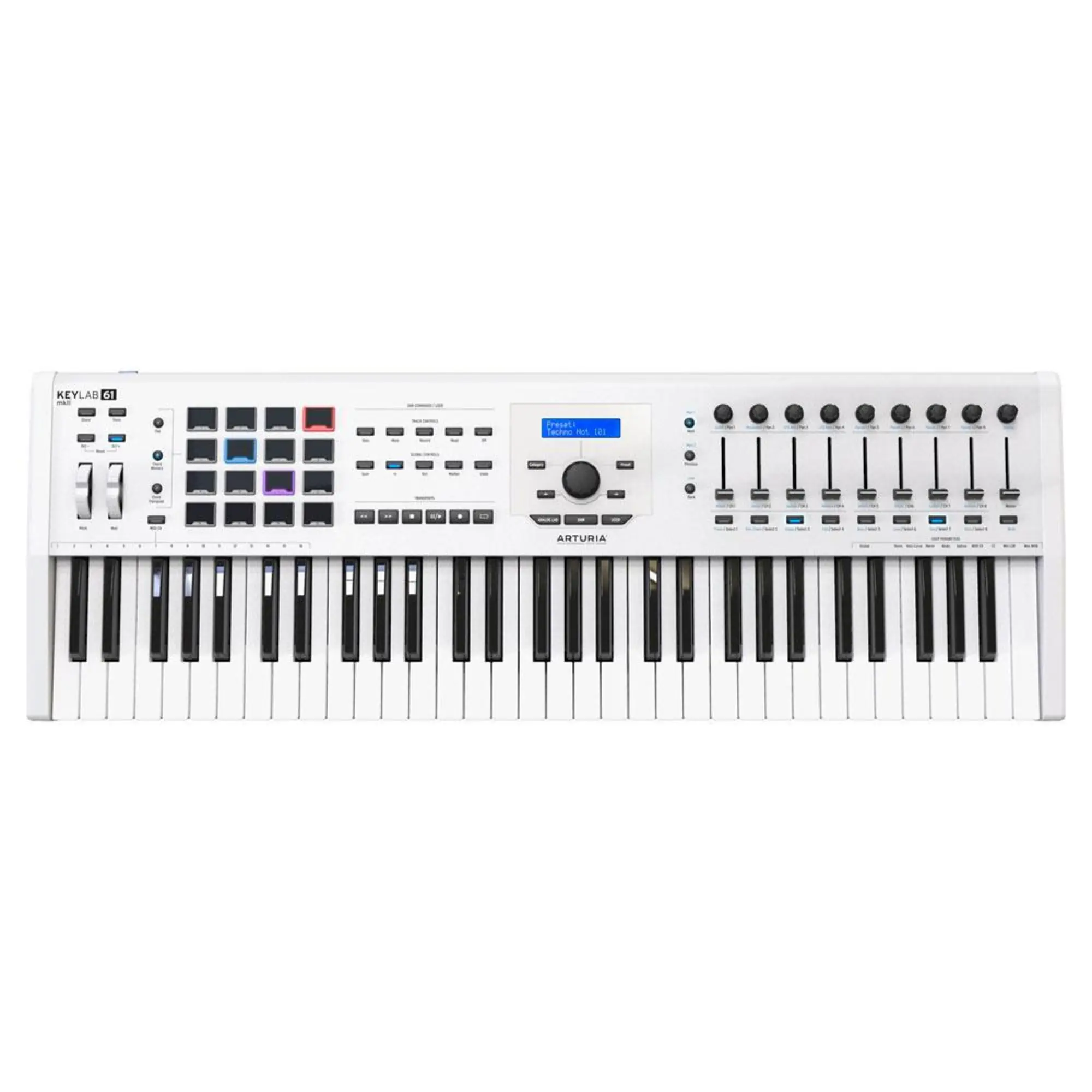 USB MIDI-клавиатура Arturia KeyLab 61 mkII White (1 / 3)