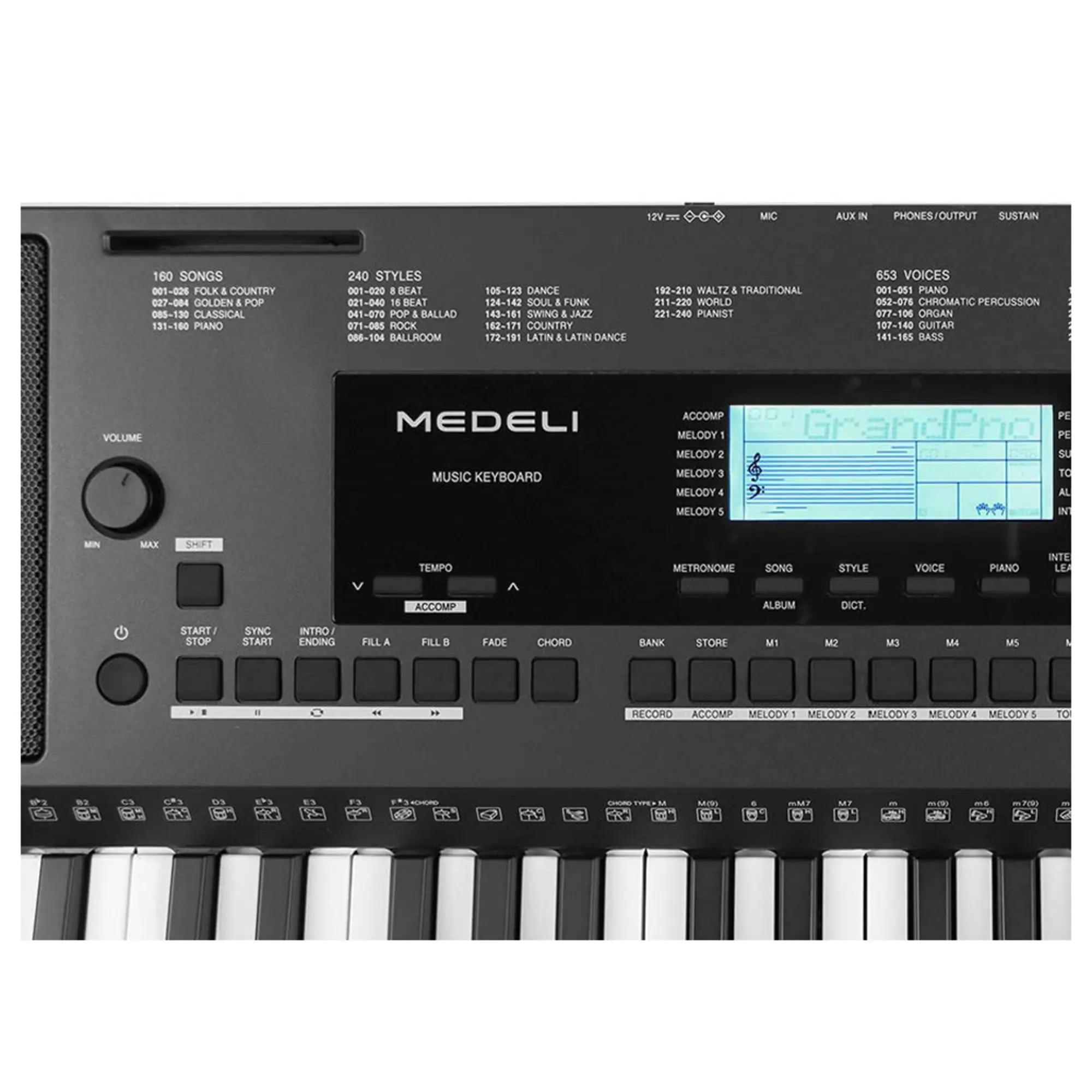 Синтезатор Medeli M361 (5 / 8)