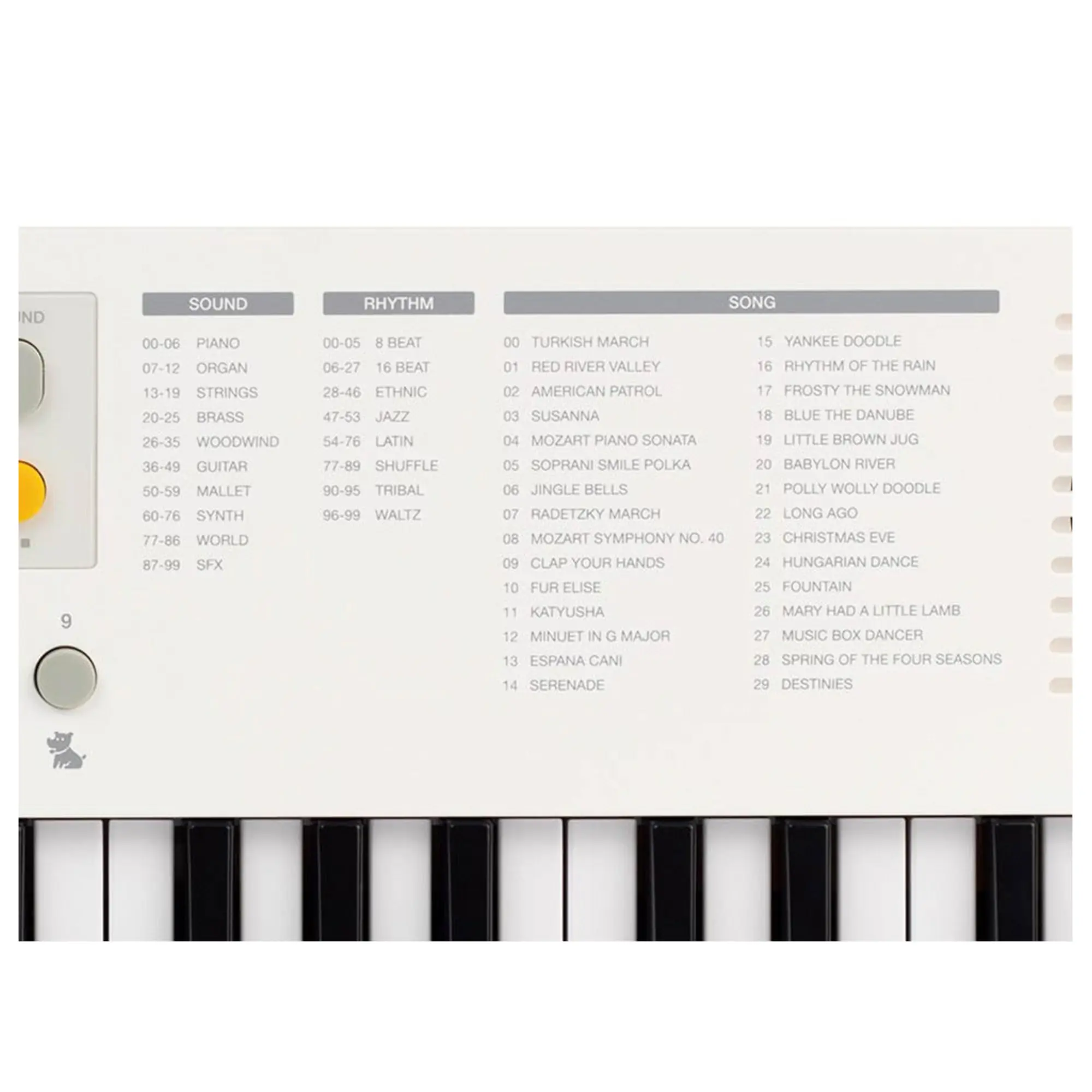 Синтезатор Medeli MK1 WH (7 / 8)