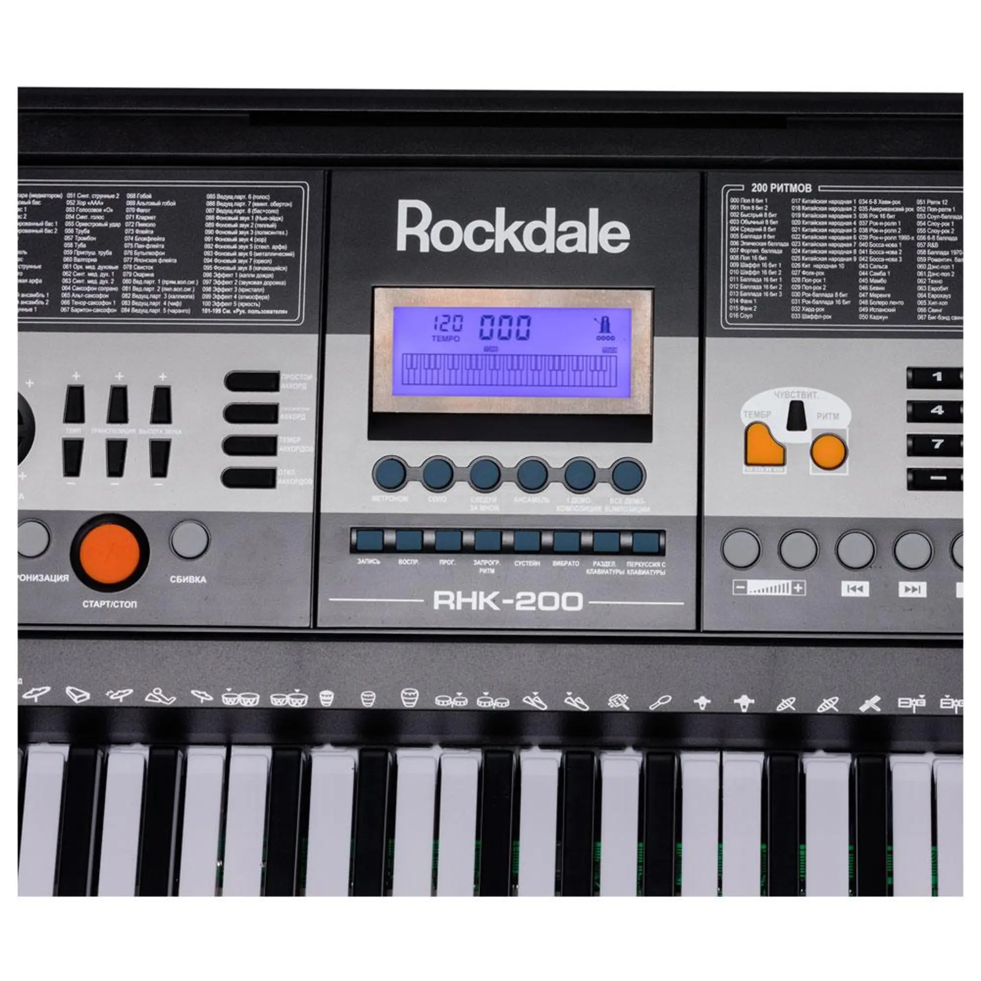 Синтезатор Rockdale Keys RHK-200 (3 / 4)