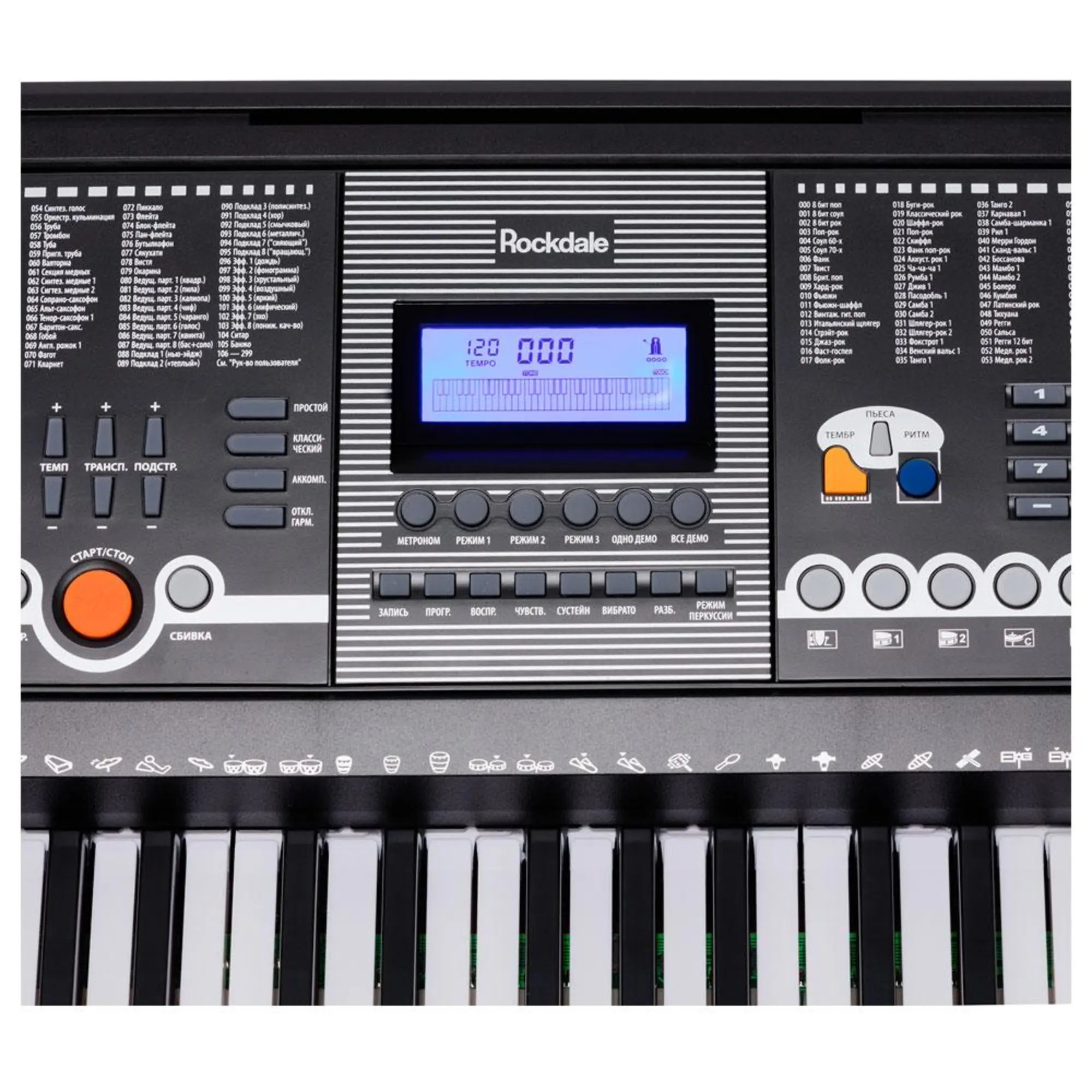 Синтезатор Rockdale Keys RHK-300 (6 / 6)