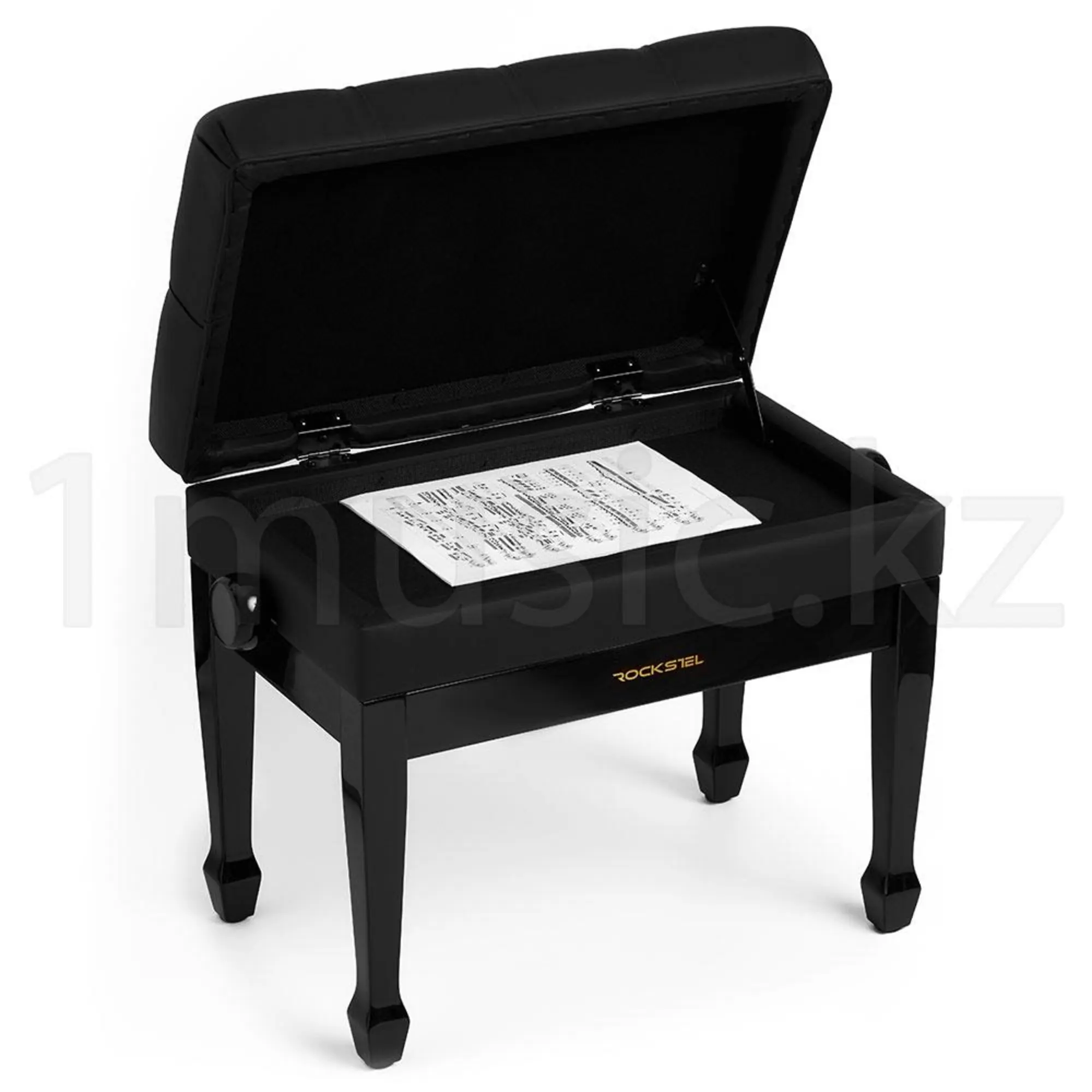 Банкетка для пианино RockStel One PB012 BK (4 / 9)