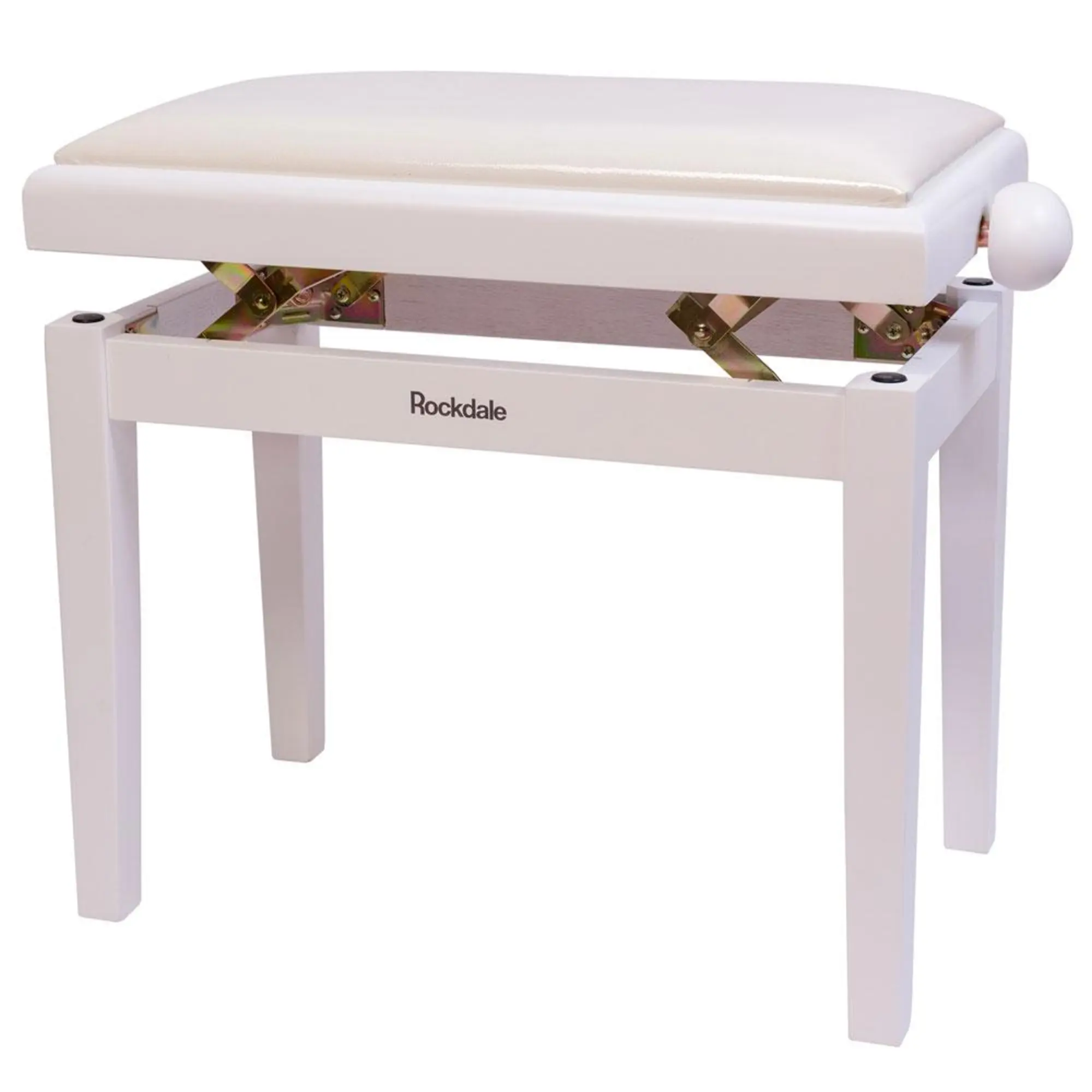 Банкетка для пианино Rockdale Rhapsody 131 White (5 / 7)