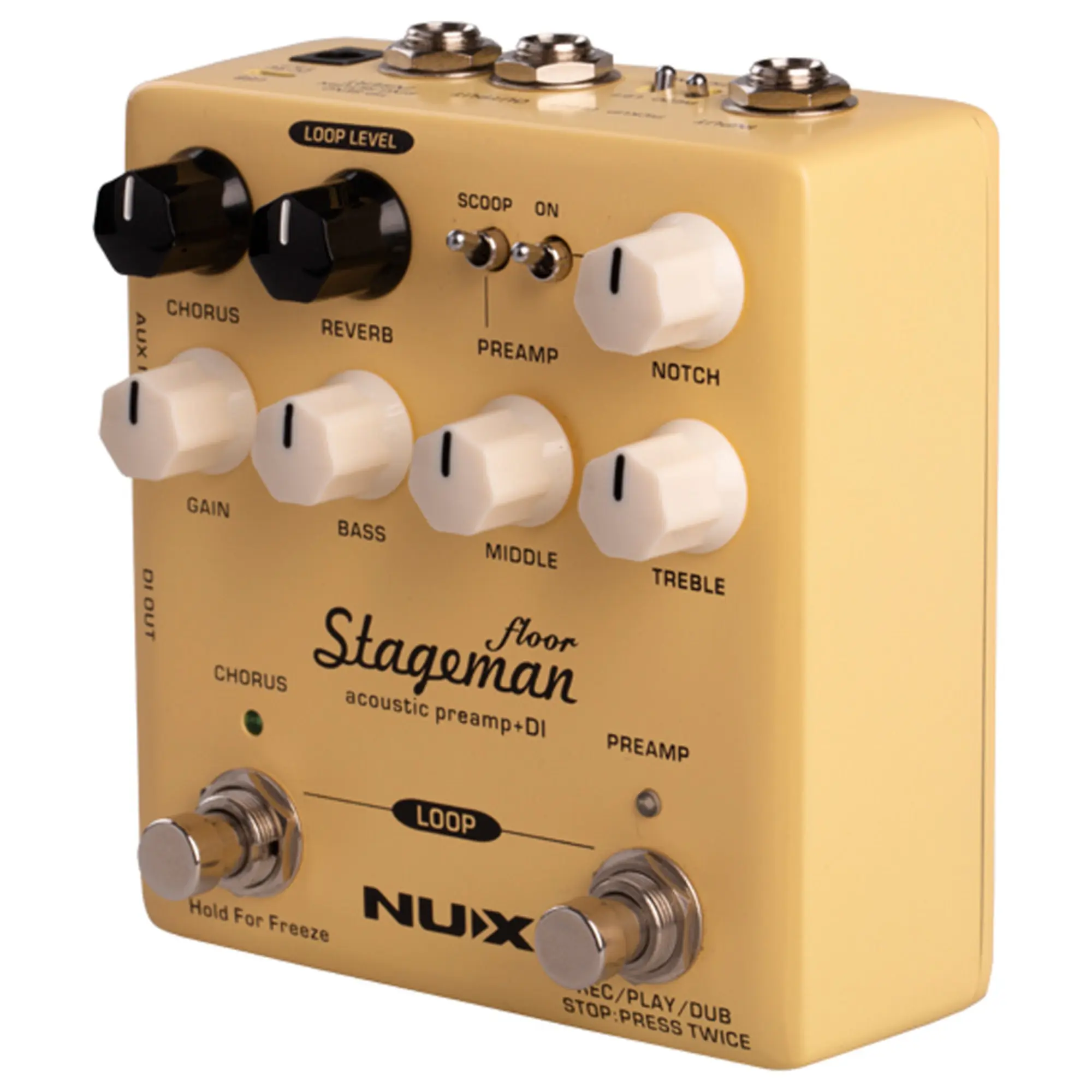 Предусилитель для акустической гитары Nux Stageman Floor NAP-5 (4 / 6)