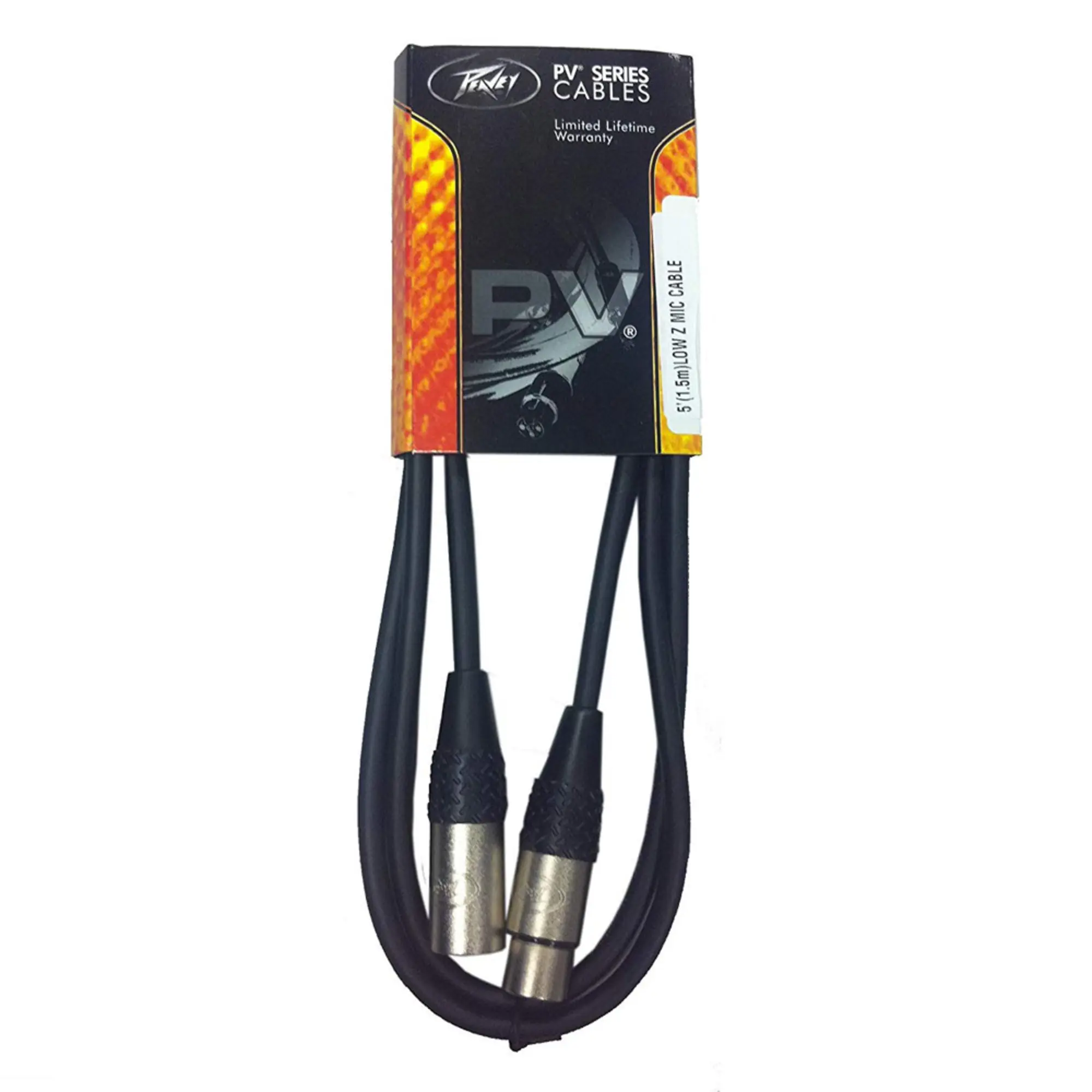 Микрофонный кабель XLR-XLR 1,5 м Peavey PV 5' LOW Z MIC CABLE (4 / 4)