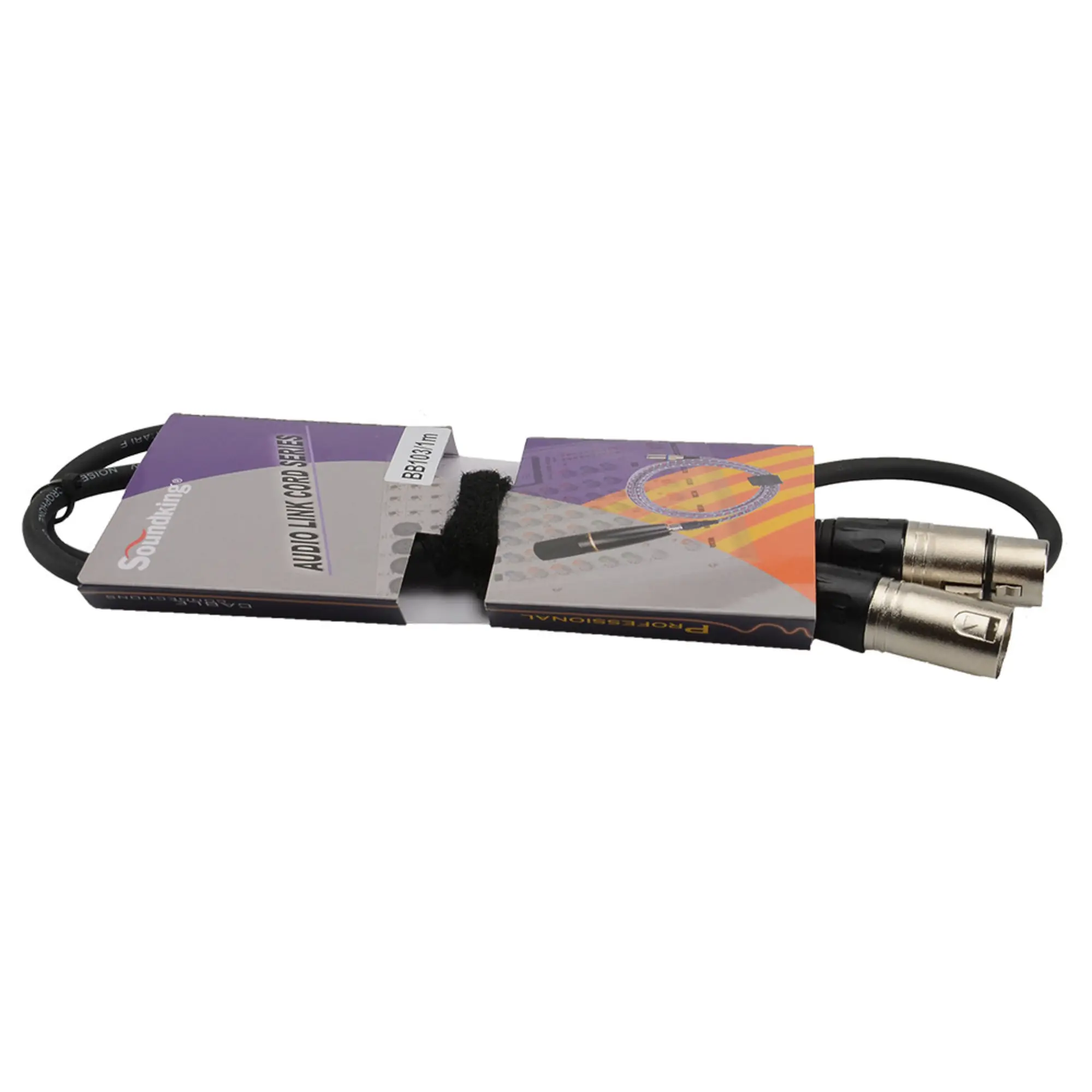 Микрофонный кабель XLR-XLR 1 м SoundKing BB103-1M (4 / 6)