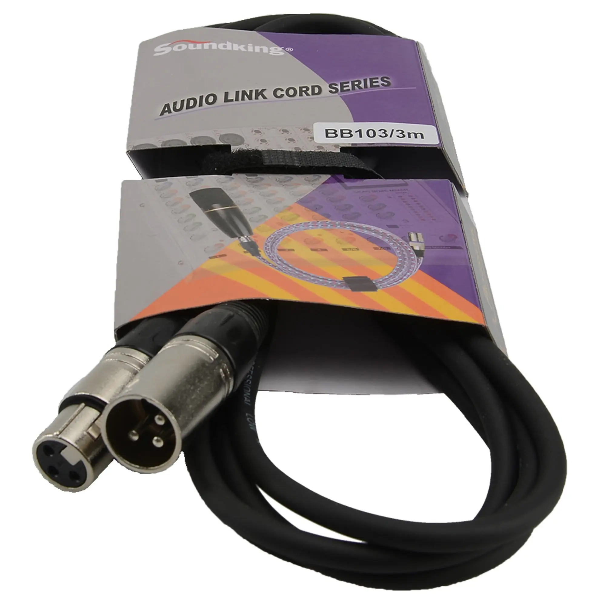 Микрофонный кабель XLR-XLR 3 м SoundKing BB103-3M (1 / 6)