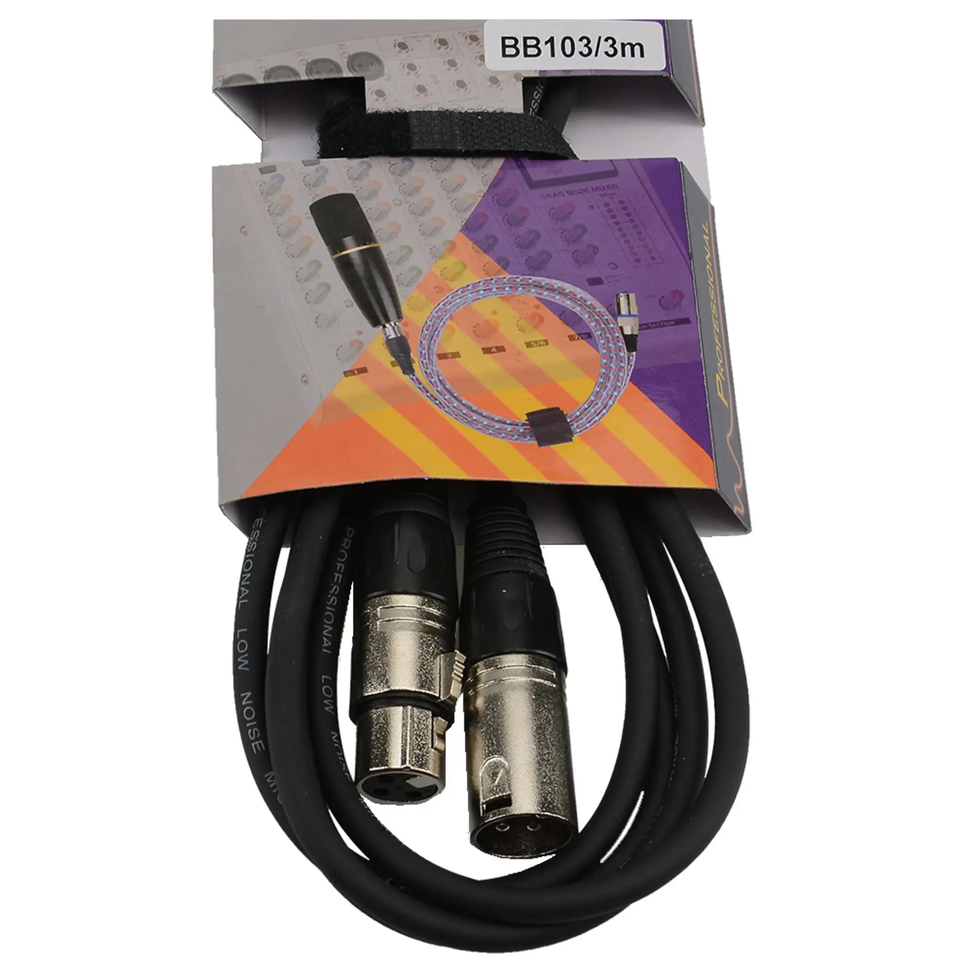 Микрофонный кабель XLR-XLR 3 м SoundKing BB103-3M (2 / 6)
