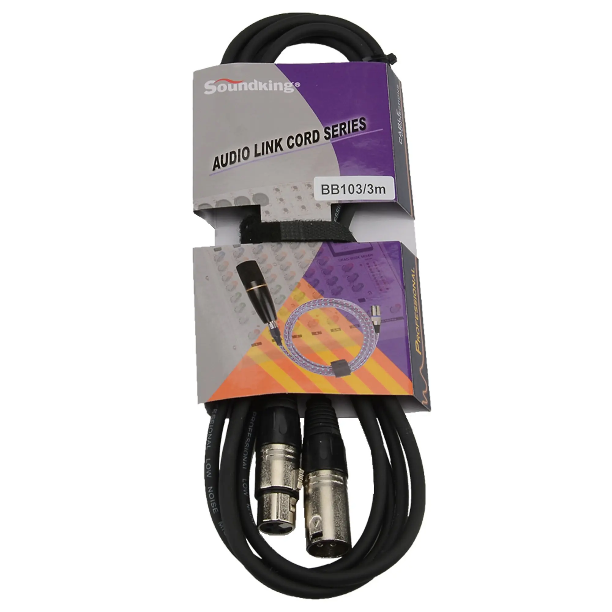 Микрофонный кабель XLR-XLR 3 м SoundKing BB103-3M (3 / 6)