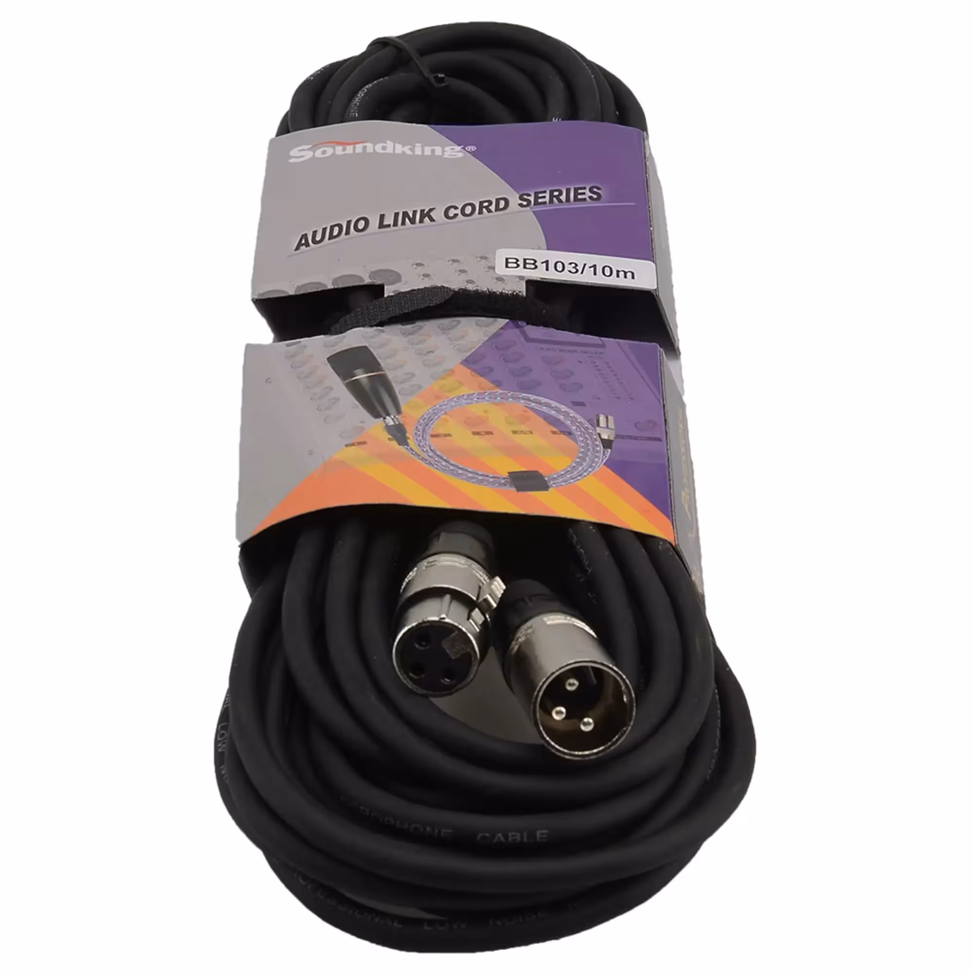 Микрофонный кабель XLR-XLR 10 м SoundKing BB103-10M (1 / 5)