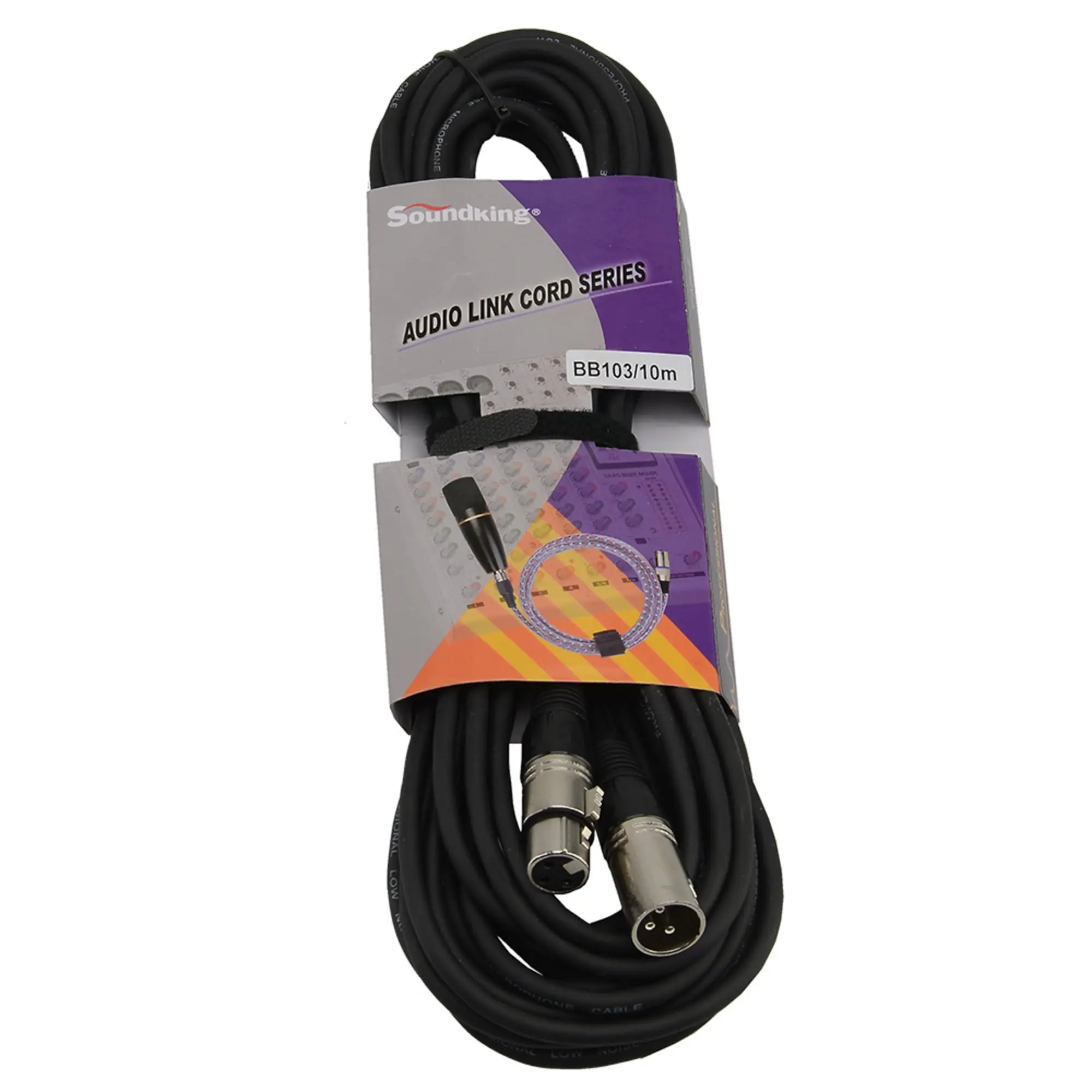 Микрофонный кабель XLR-XLR 10 м SoundKing BB103-10M (3 / 5)