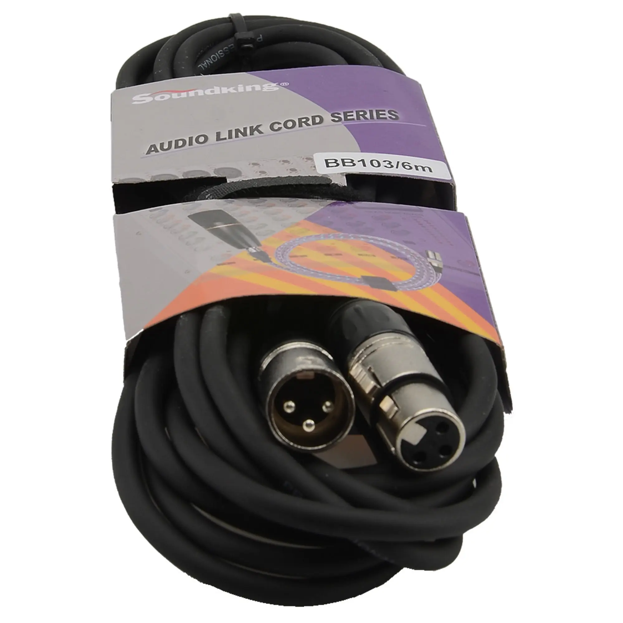 Микрофонный кабель XLR-XLR 6 м SoundKing BB103-6M (1 / 7)