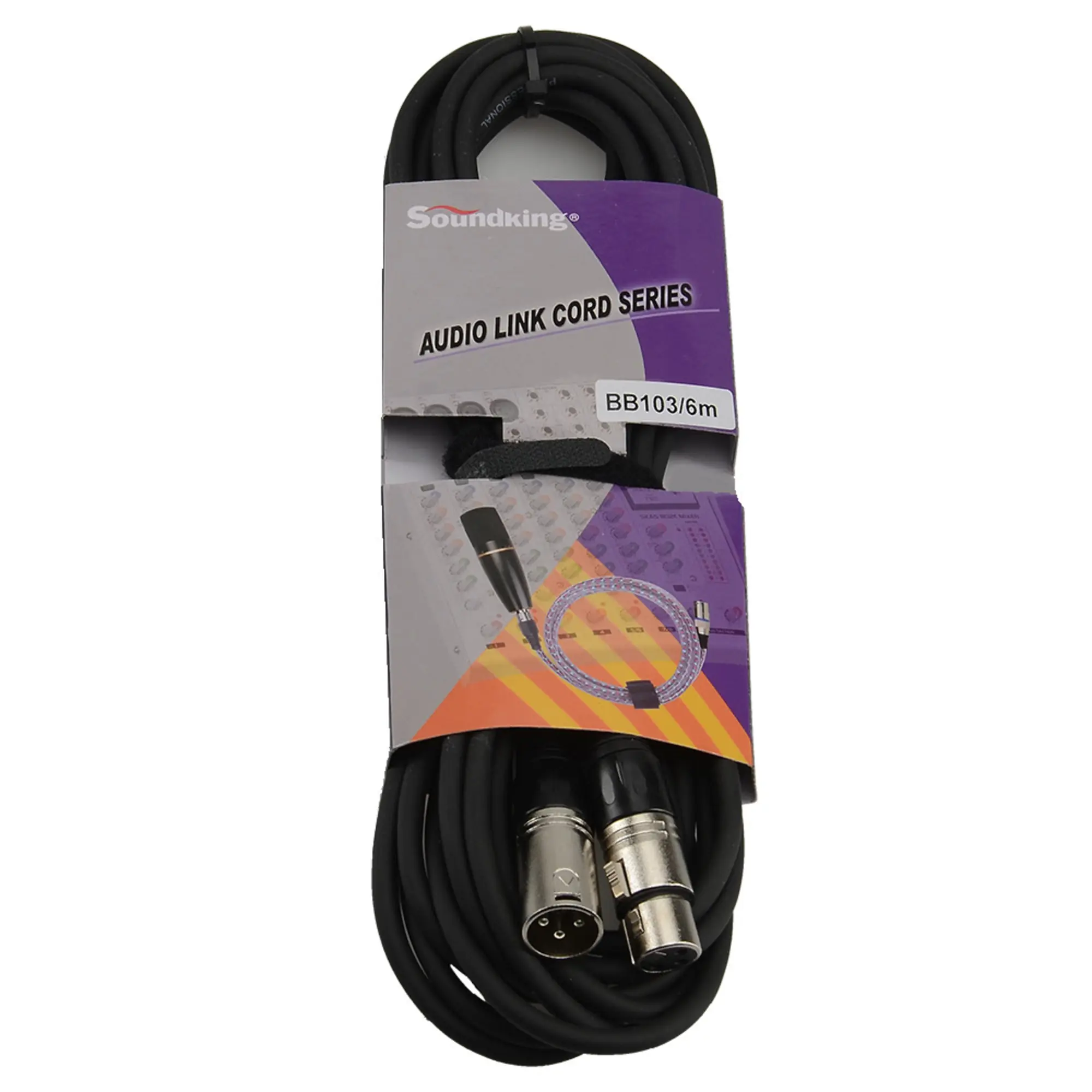 Микрофонный кабель XLR-XLR 6 м SoundKing BB103-6M (4 / 7)