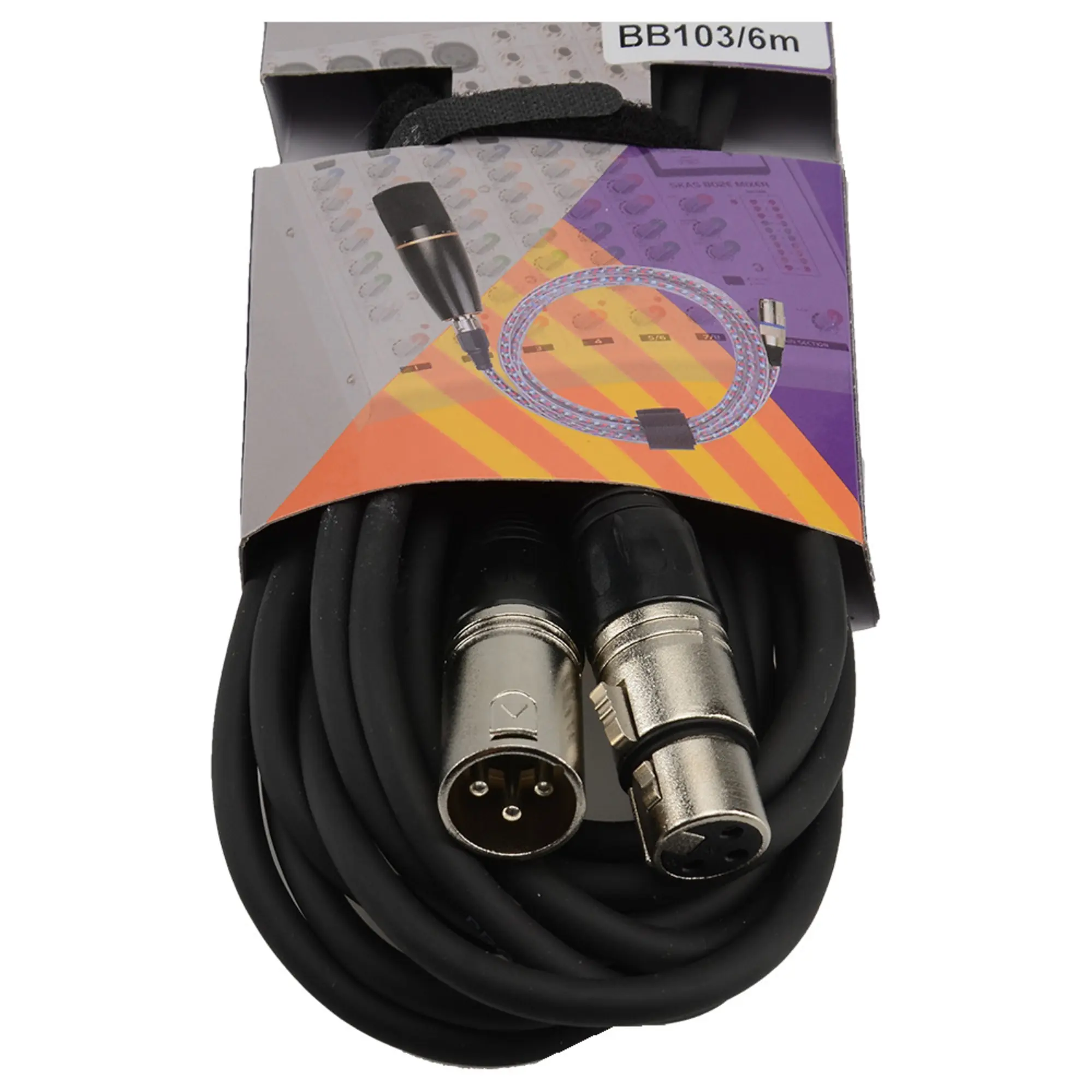 Микрофонный кабель XLR-XLR 6 м SoundKing BB103-6M (5 / 7)