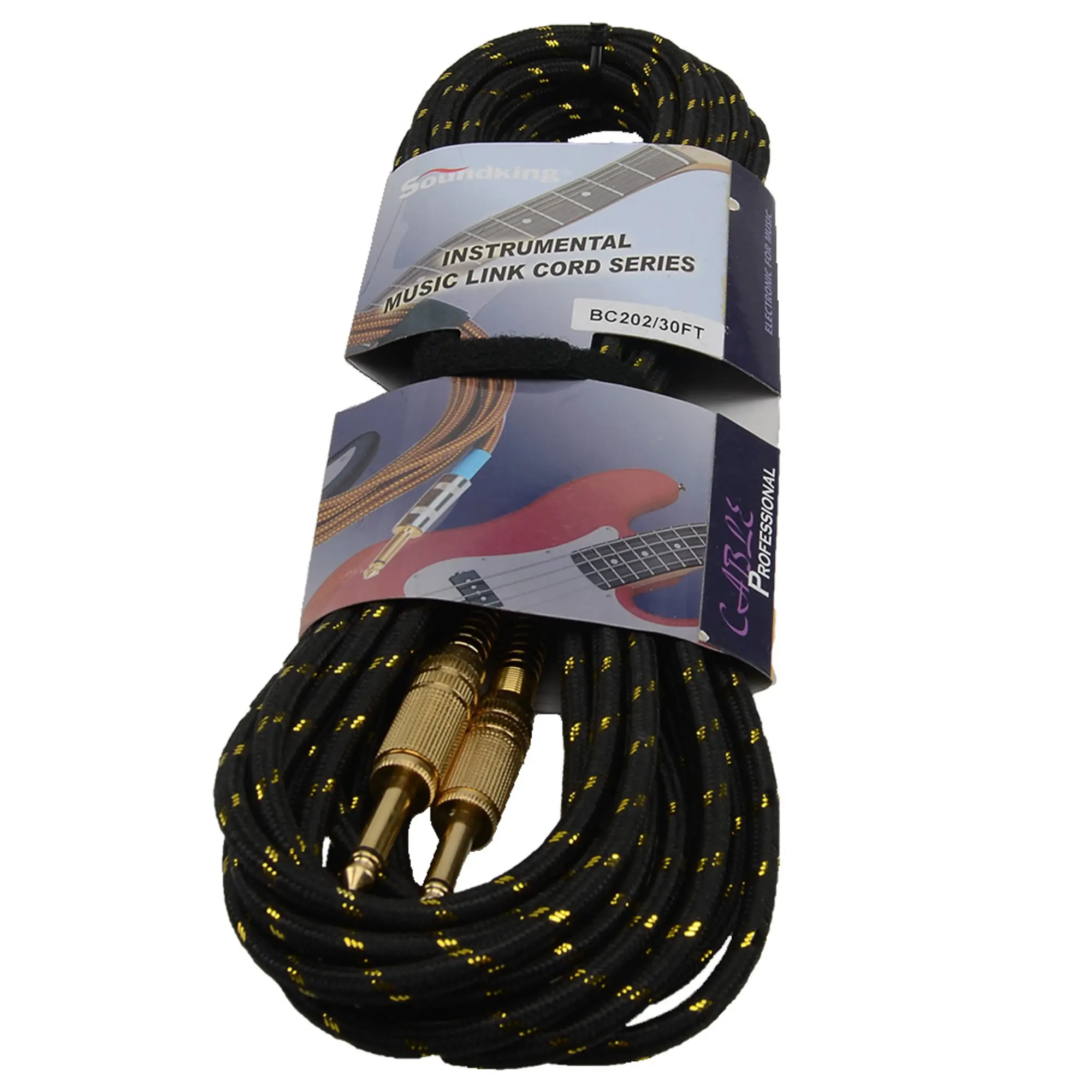 Инструментальный кабель Jack-Jack 10 м SoundKing BC202(30FT) (1 / 2)