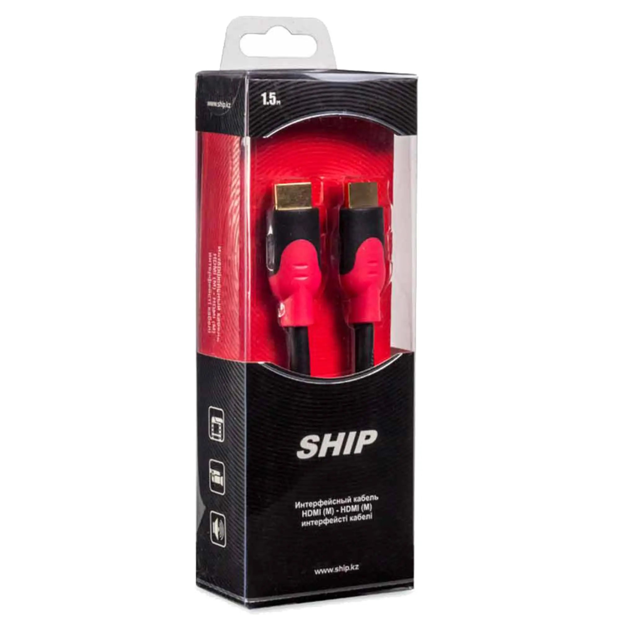 Видеокабель HDMI-HDMI 1,5 м Ship SH6016-1.5B (2 / 2)