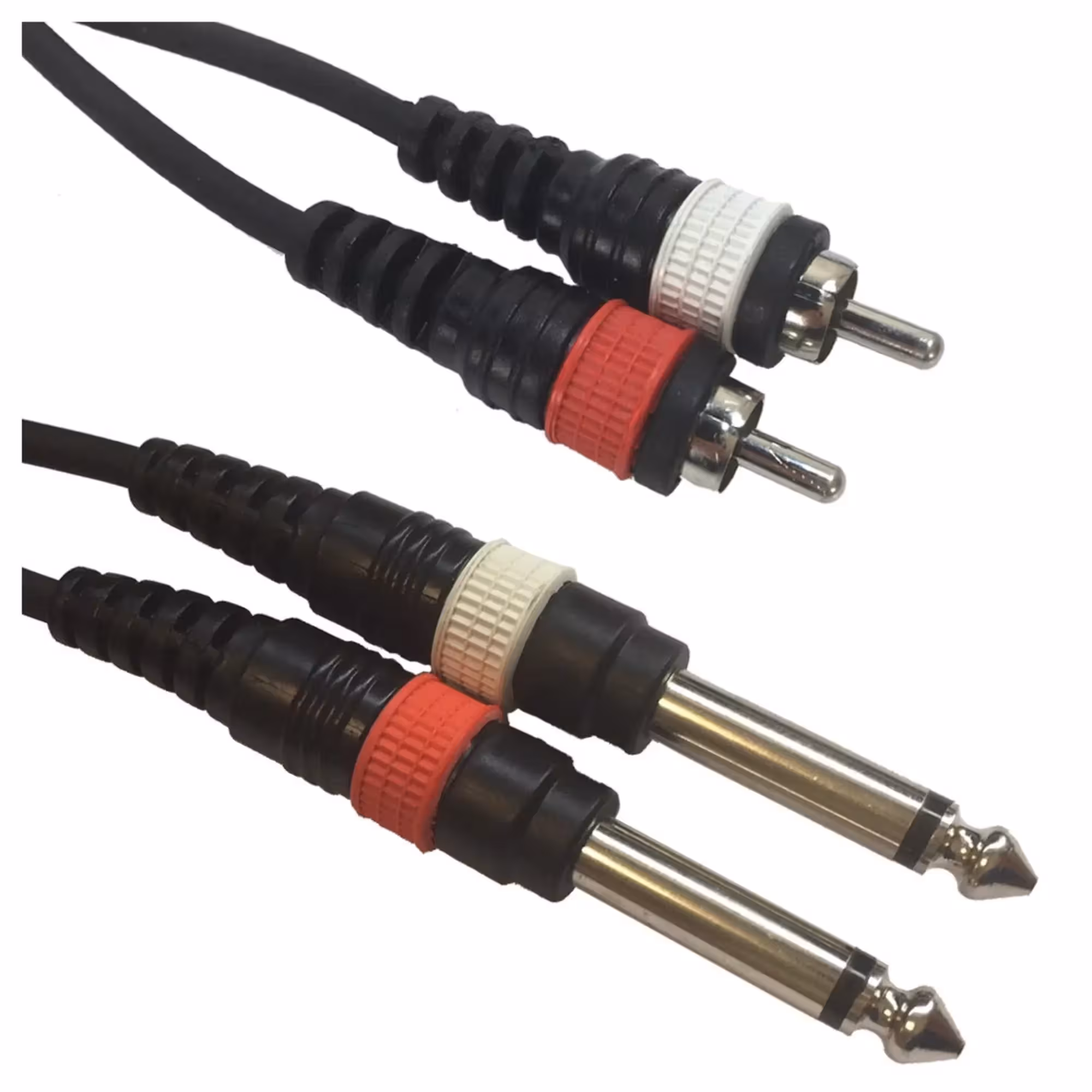 Сигнальный аудио кабель Jack-RCA 3 м ACCU-CABLE AC-2R-2J6M/3 (2 / 2)