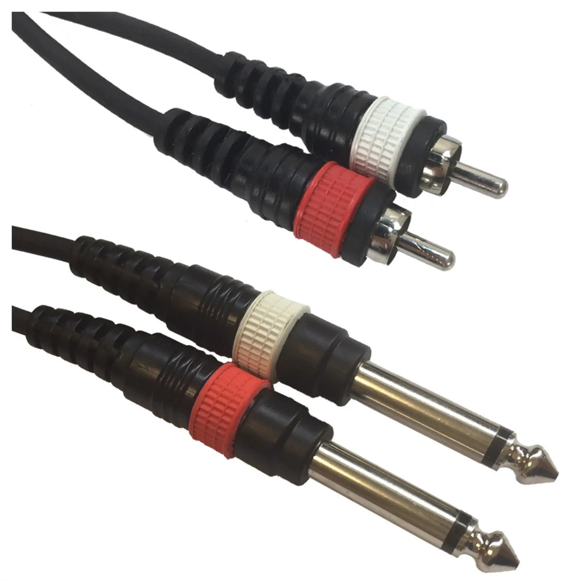 Сигнальный аудио кабель Jack-RCA 3 м ACCU-CABLE AC-2R-2J6M/3 (2 / 2)