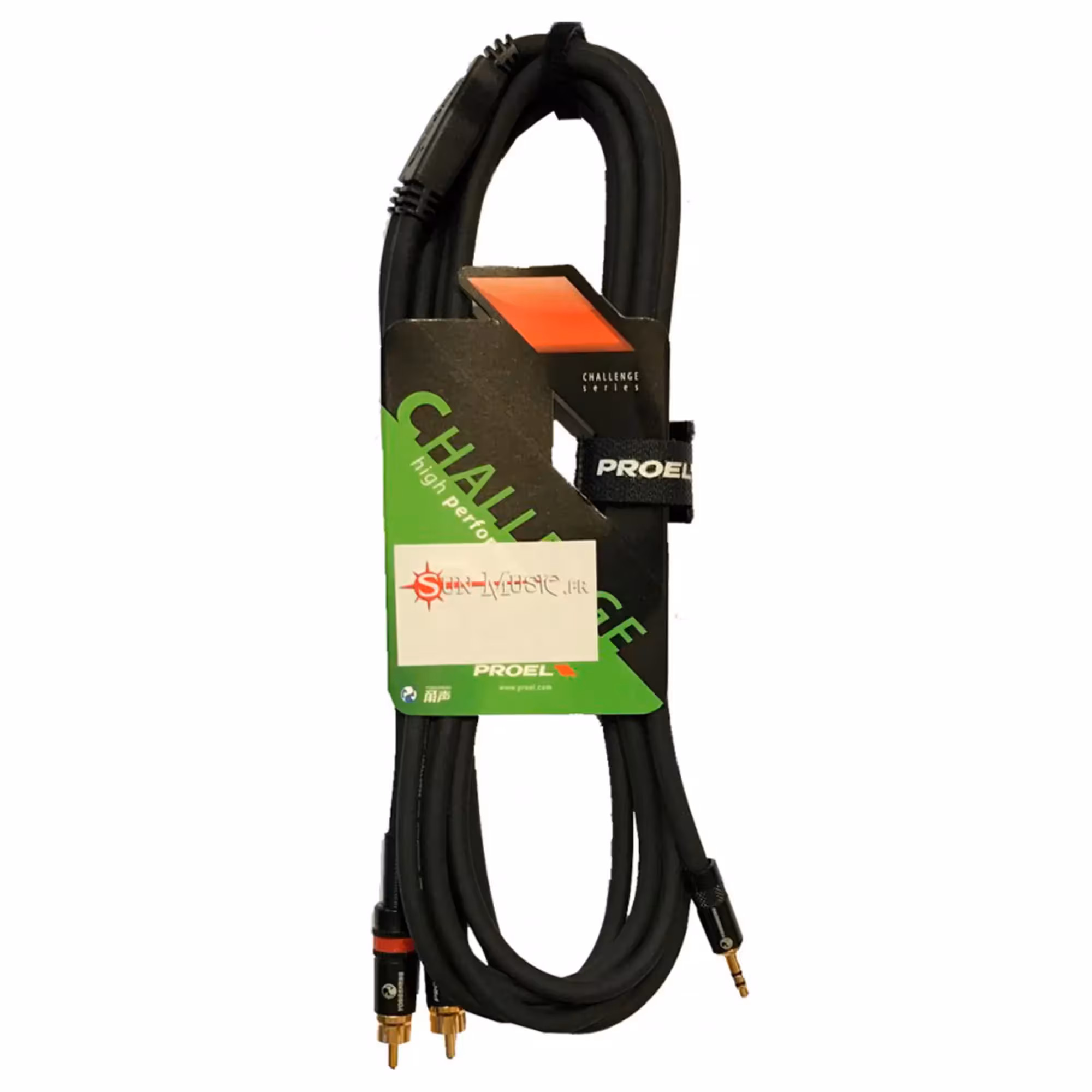 Сигнальный аудио кабель miniJack-RCA 3 м Proel CHLP215LU3 (1 / 2)
