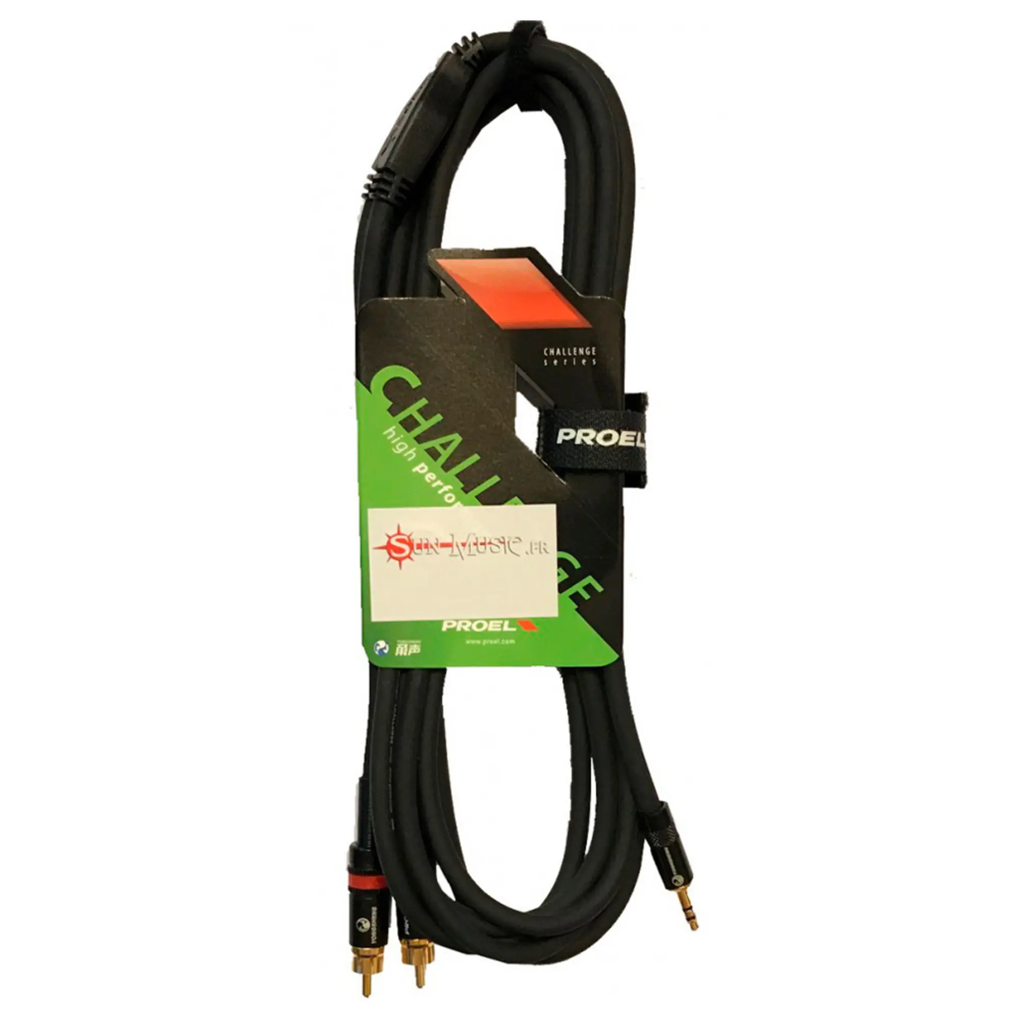 Сигнальный аудио кабель miniJack-RCA 3 м Proel CHLP215LU3 (1 / 2)
