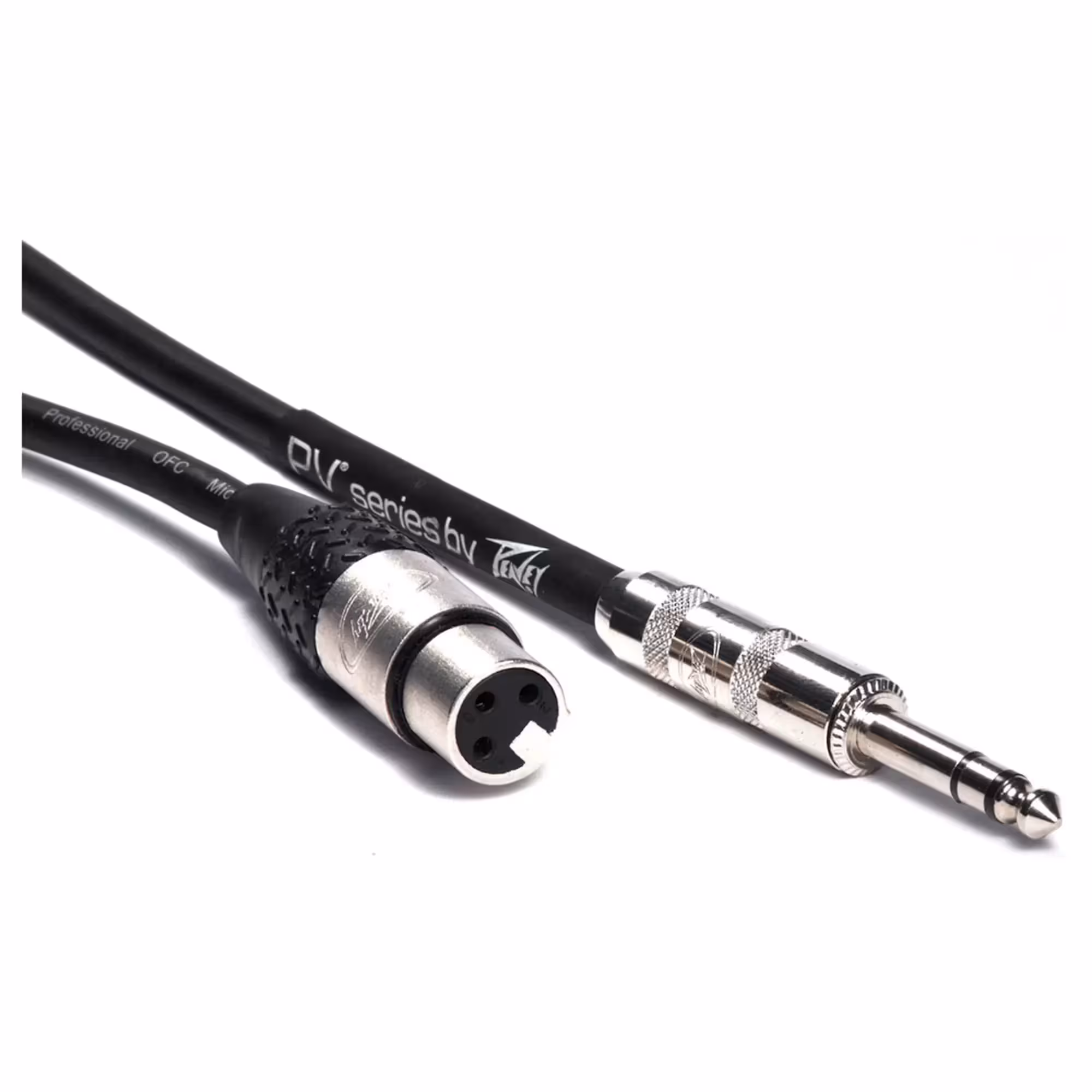 Интерфейсный кабель Jack-XLR(F) 1,5 м Peavey PV 5' TRS to Female XLR (1 / 4)