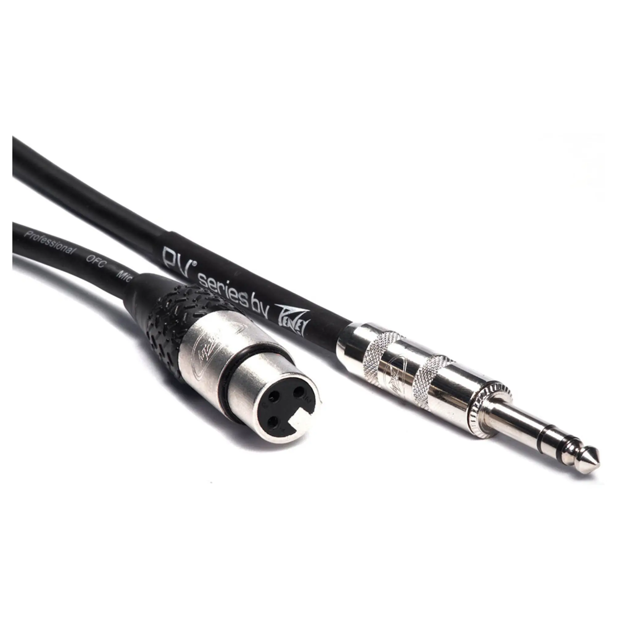 Интерфейсный кабель Jack-XLR(F) 1,5 м Peavey PV 5' TRS to Female XLR (1 / 4)