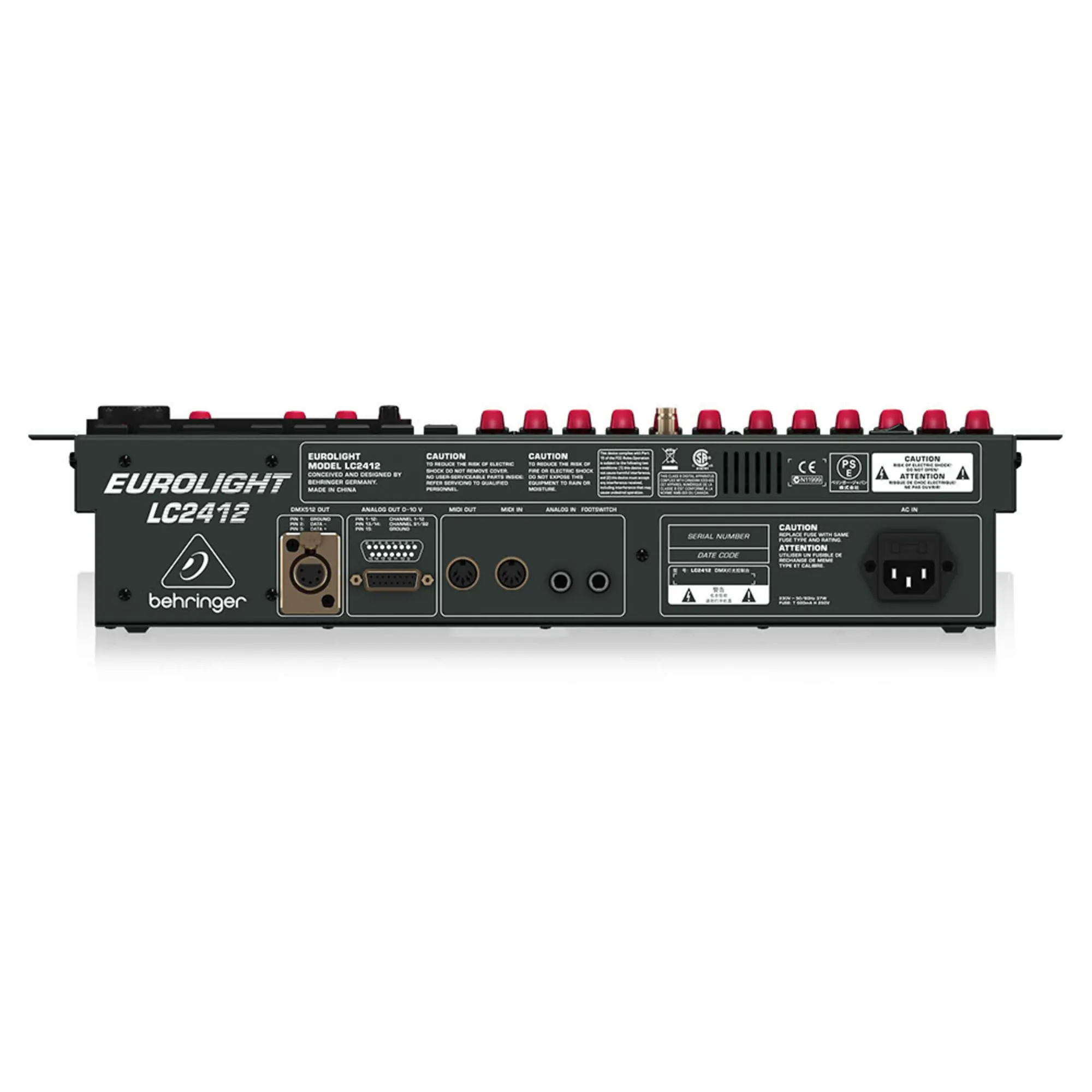 Световой пульт DMX Behringer LC2412 (5 / 5)