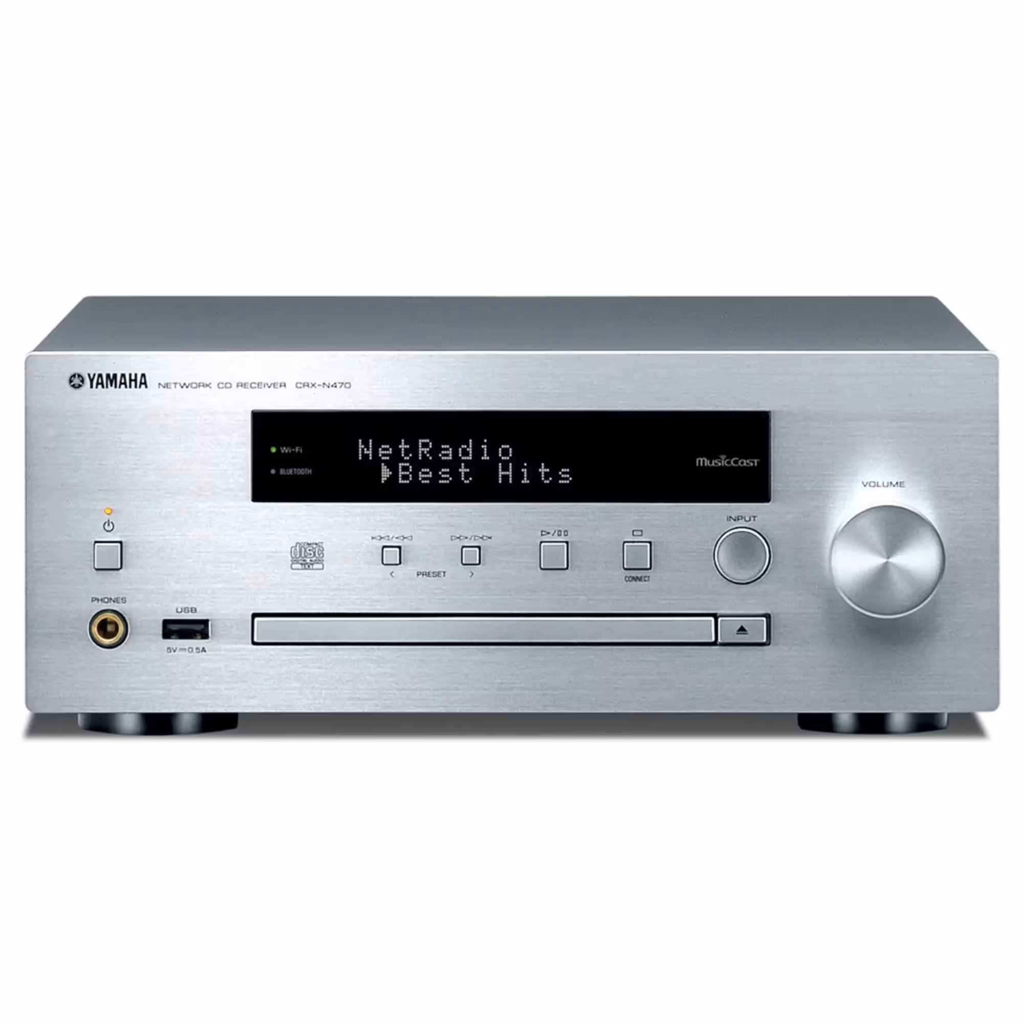 CD ресивер Yamaha CRX-N470 Silver (1 / 2)