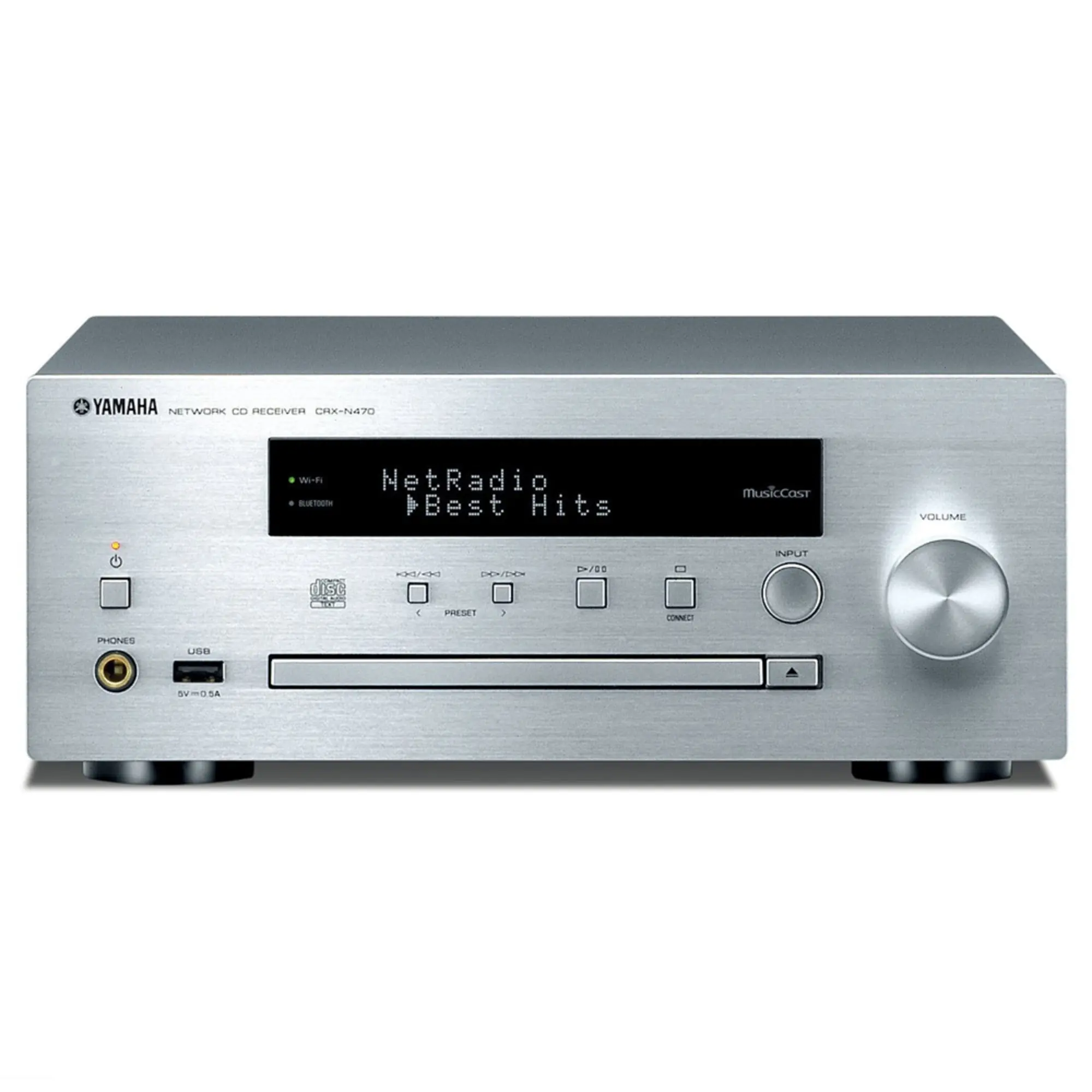 CD ресивер Yamaha CRX-N470 Silver (1 / 2)