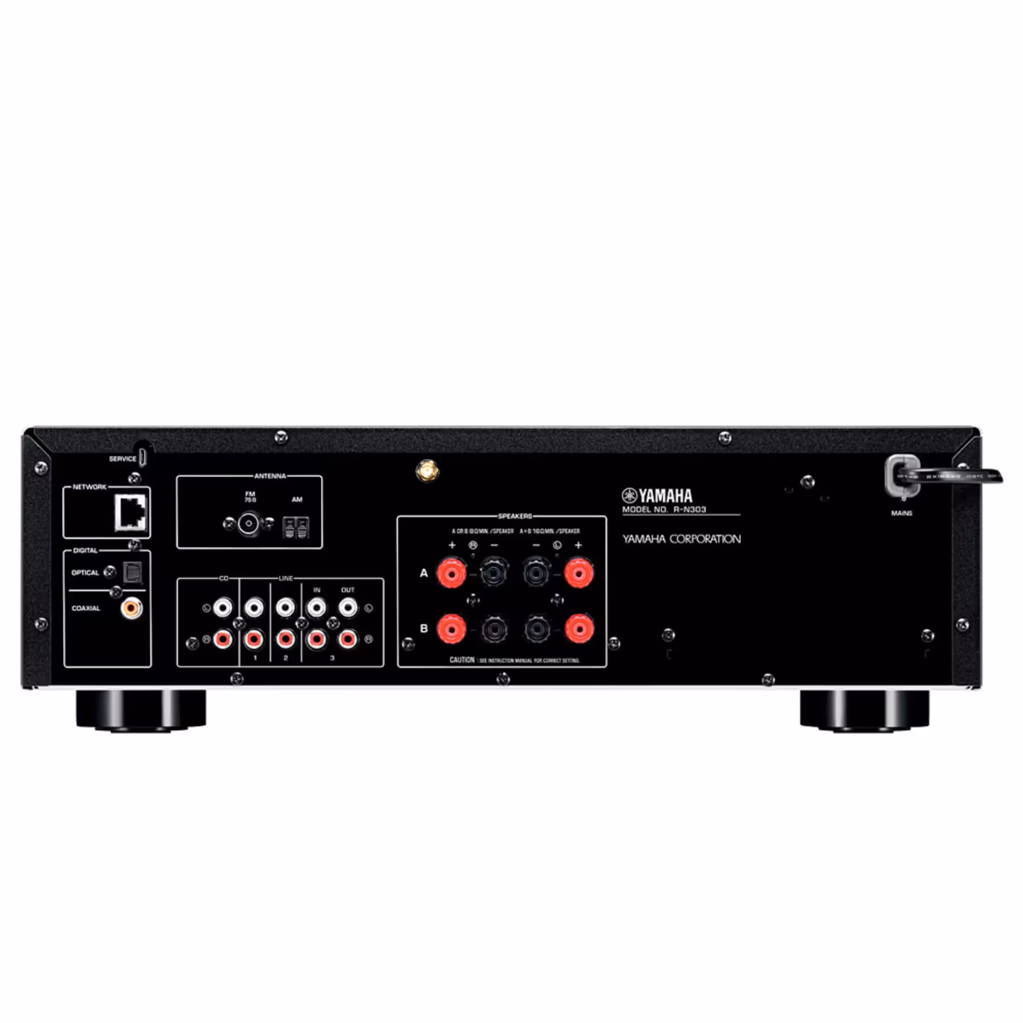 Стереоресивер Yamaha R-N303 Black (2 / 3)