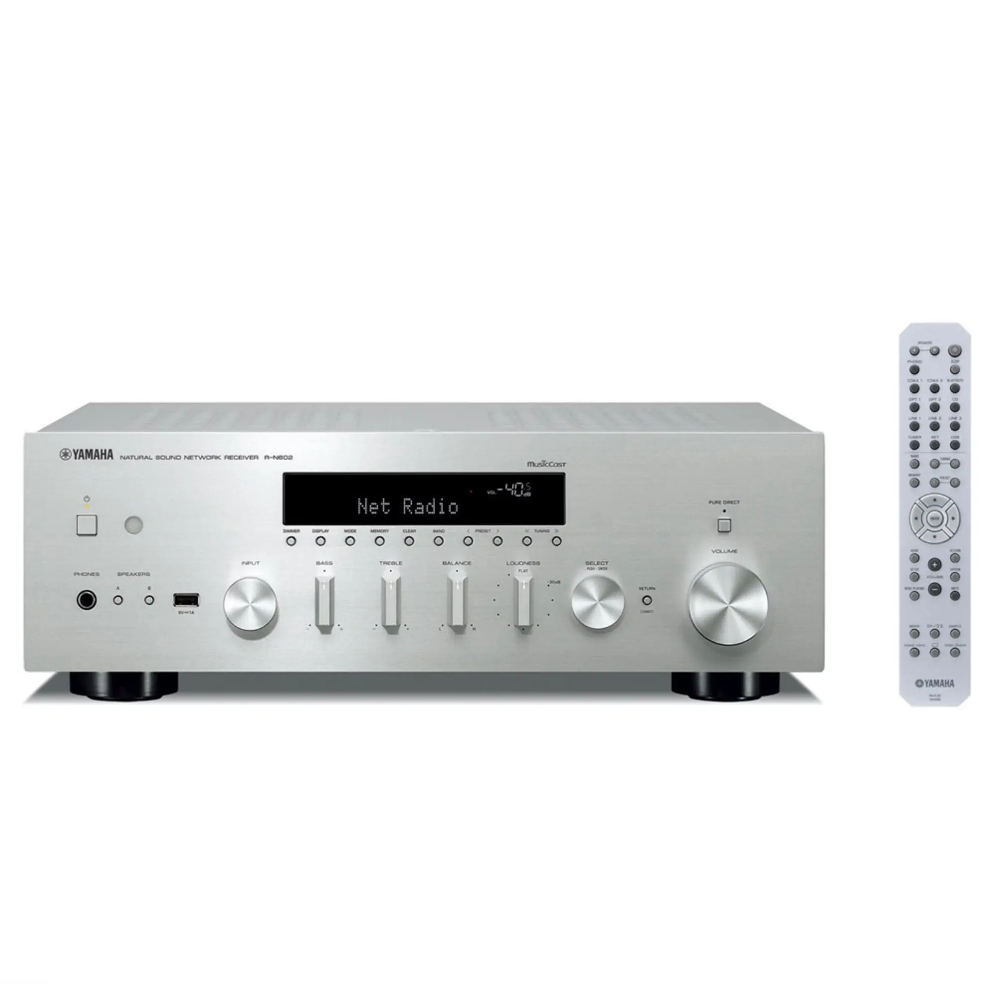 Стереоресивер Yamaha R-N602 Silver (1 / 2)
