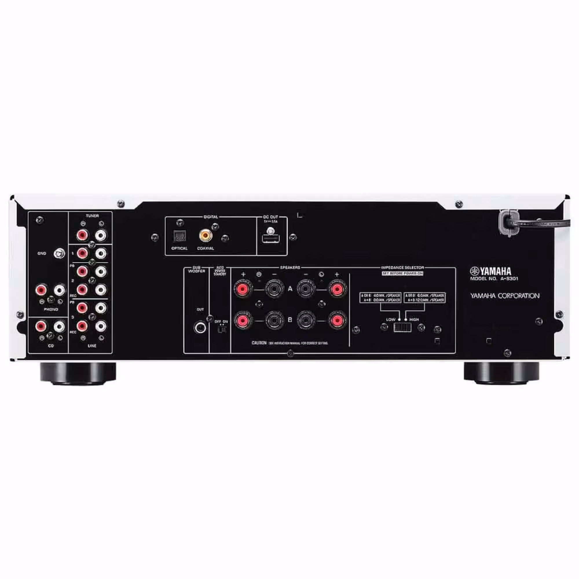 Стереоусилитель Yamaha A-S301 BLACK (2 / 3)