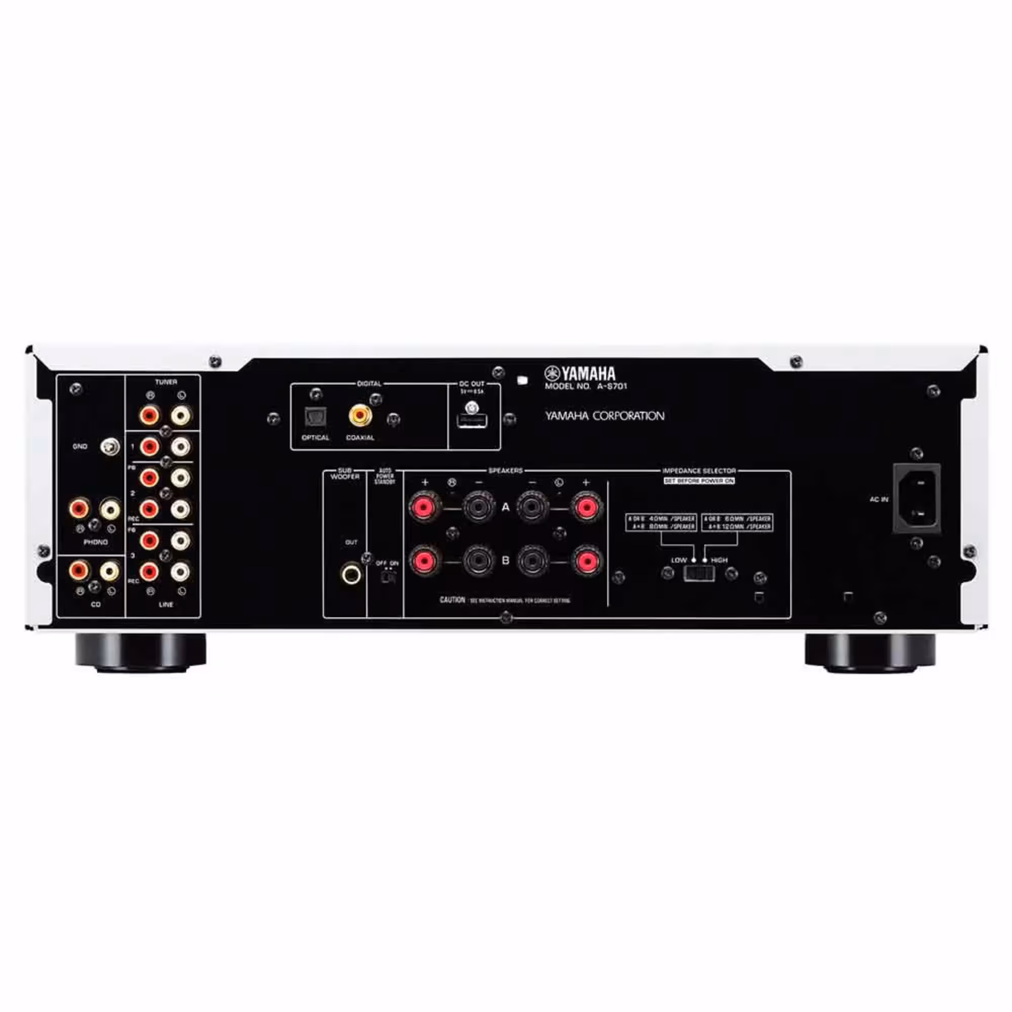 Стереоусилитель Yamaha A-S701 BLACK (2 / 3)