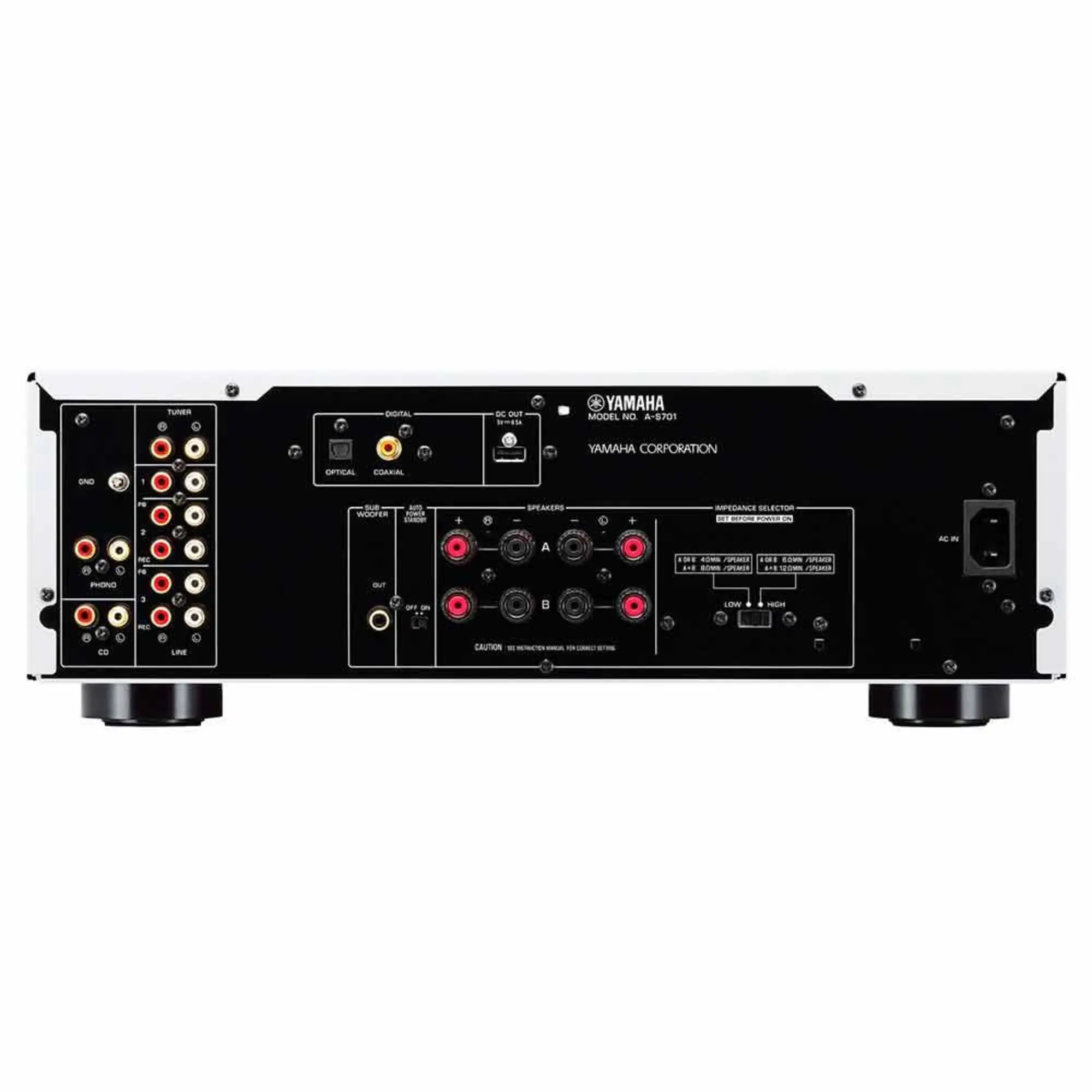 Стереоусилитель Yamaha A-S701 BLACK (2 / 3)