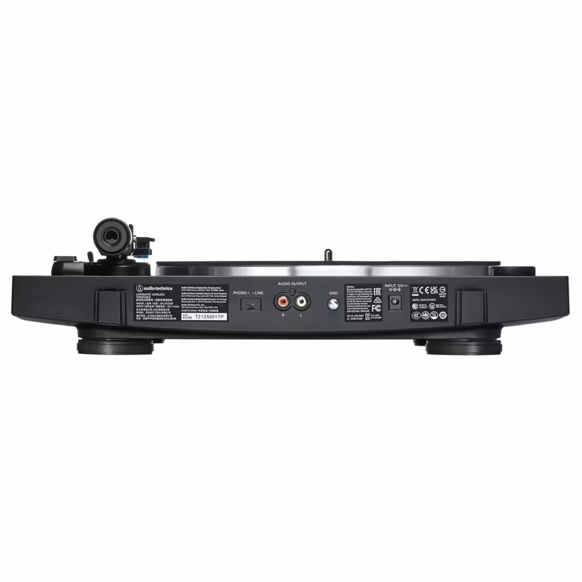 Виниловый проигрыватель Audio-Technica AT-LP3XBTBK (4 / 7)