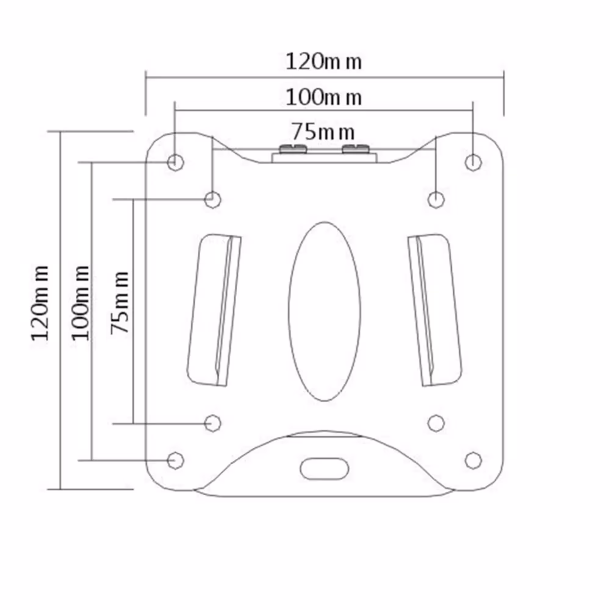 Кронштейн для ТВ и мониторов Brateck LCD-203 (2 / 2)