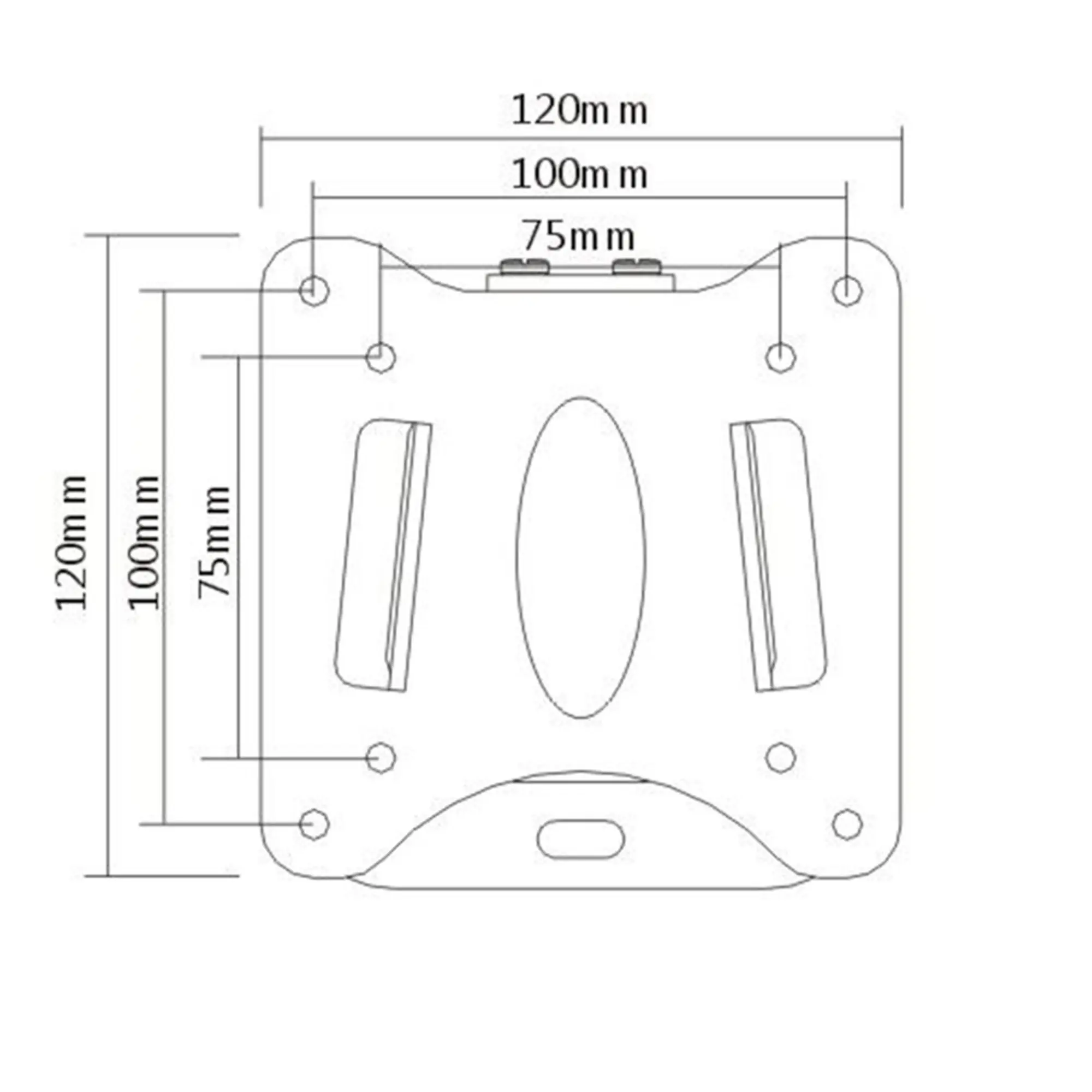 Кронштейн для ТВ и мониторов Brateck LCD-203 (2 / 2)