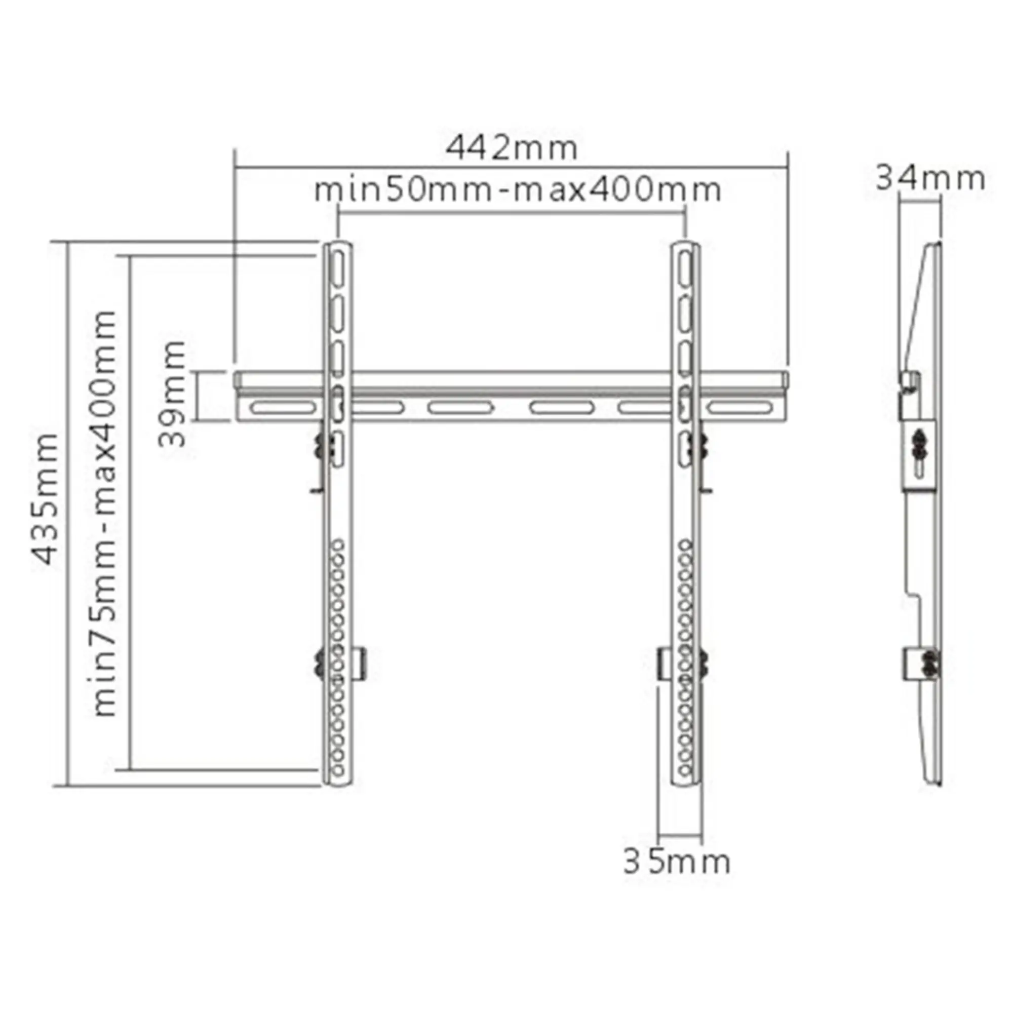 Кронштейн для ТВ и мониторов Brateck KL14-44F (3 / 3)