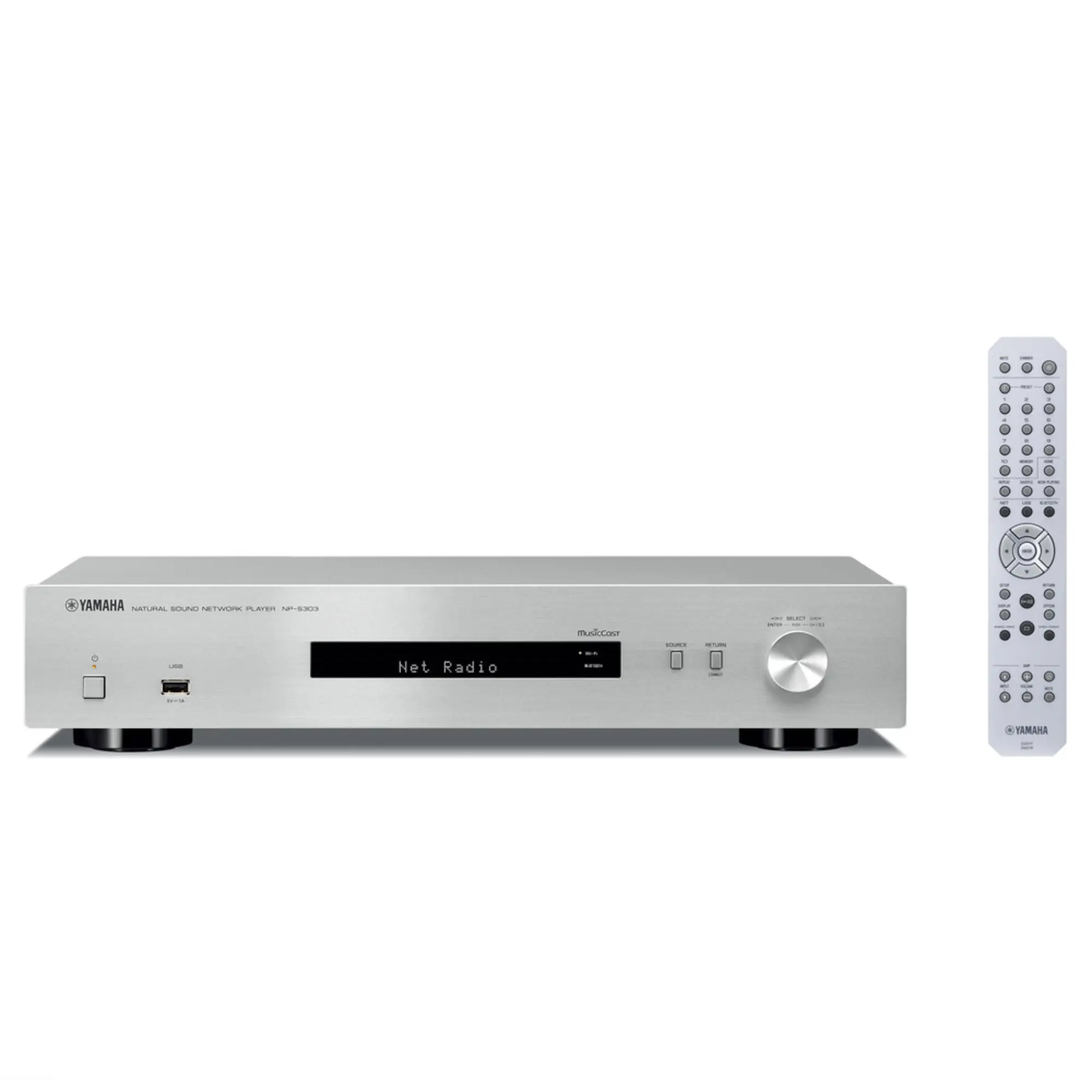 Сетевой проигрыватель Yamaha NP-S303 Silver (1 / 2)