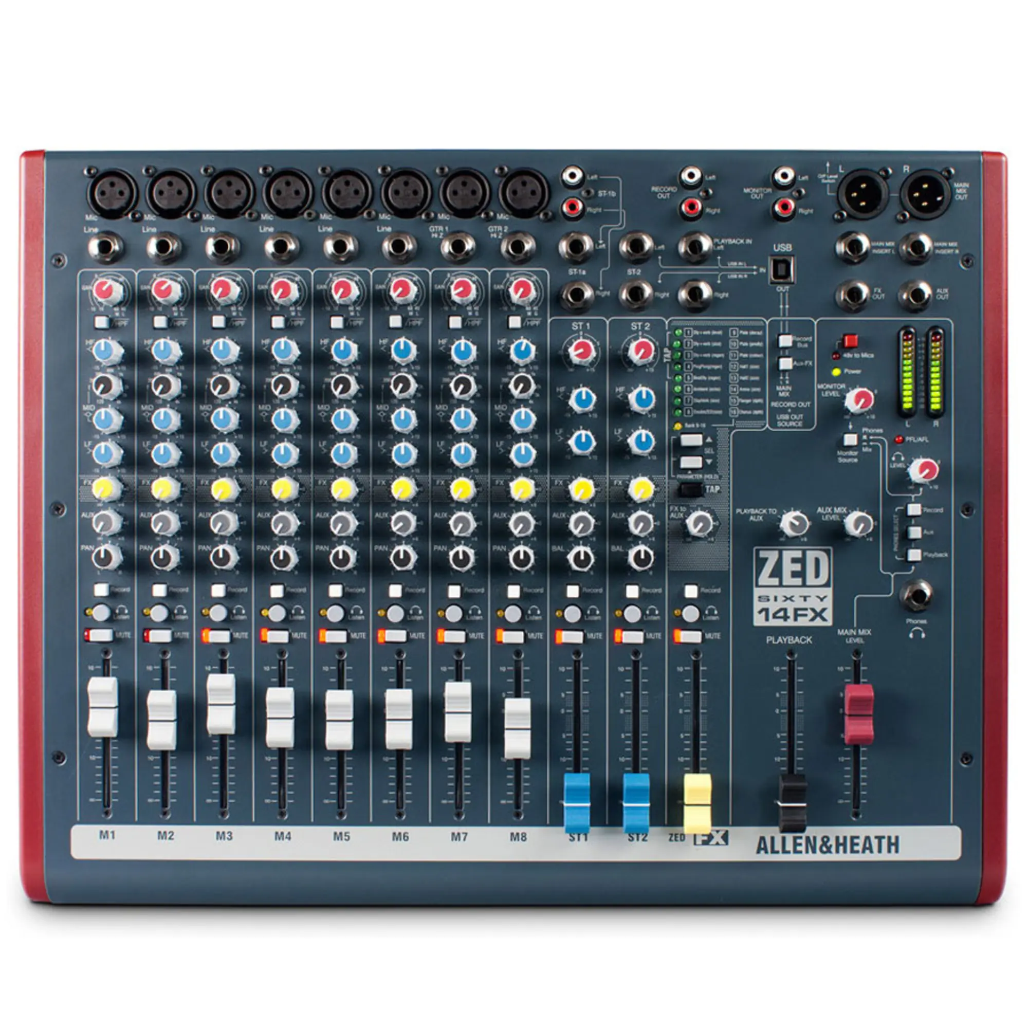 Аналоговый микшерный пульт Allen & Heath ZED60-14FX (1 / 7)