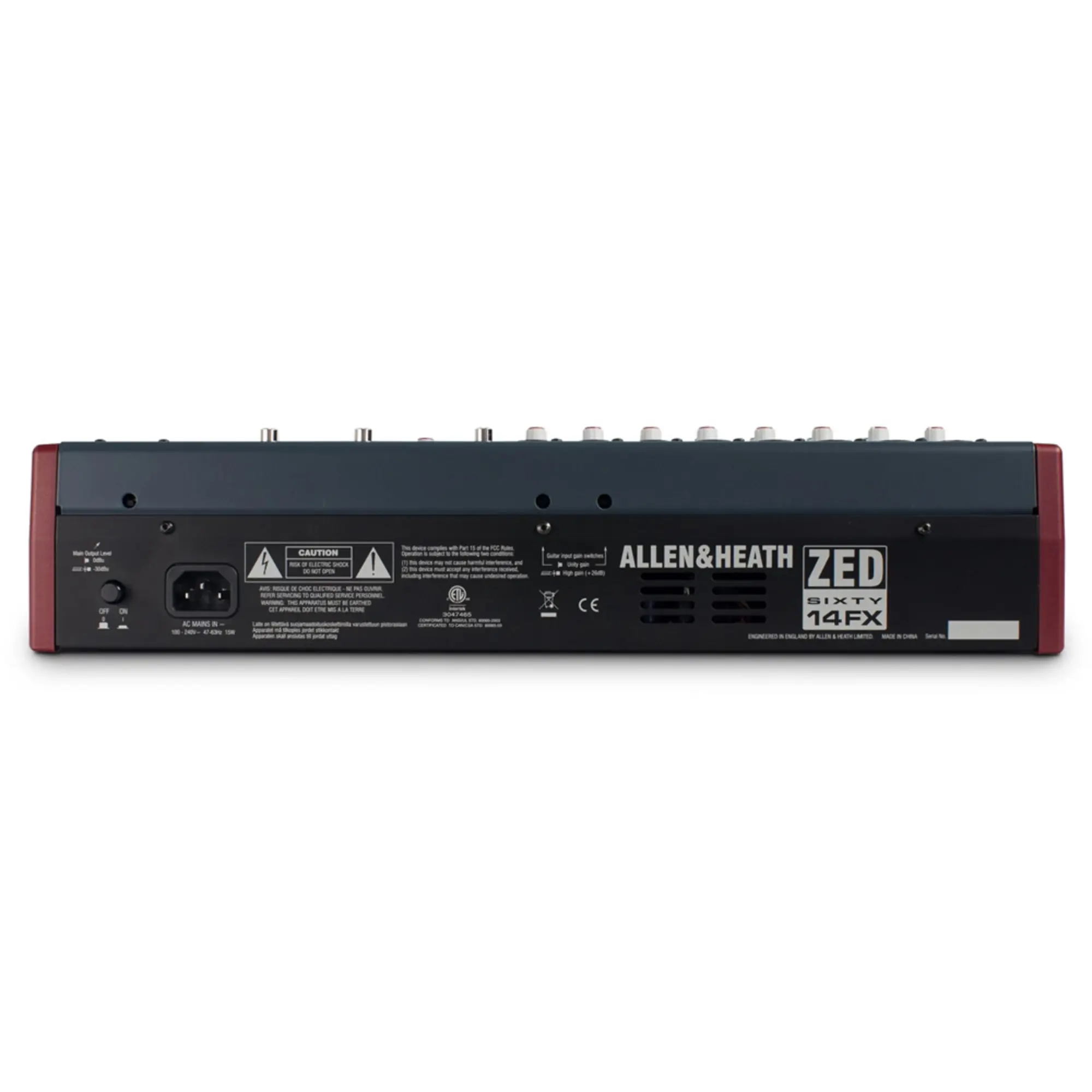 Аналоговый микшерный пульт Allen & Heath ZED60-14FX (7 / 7)