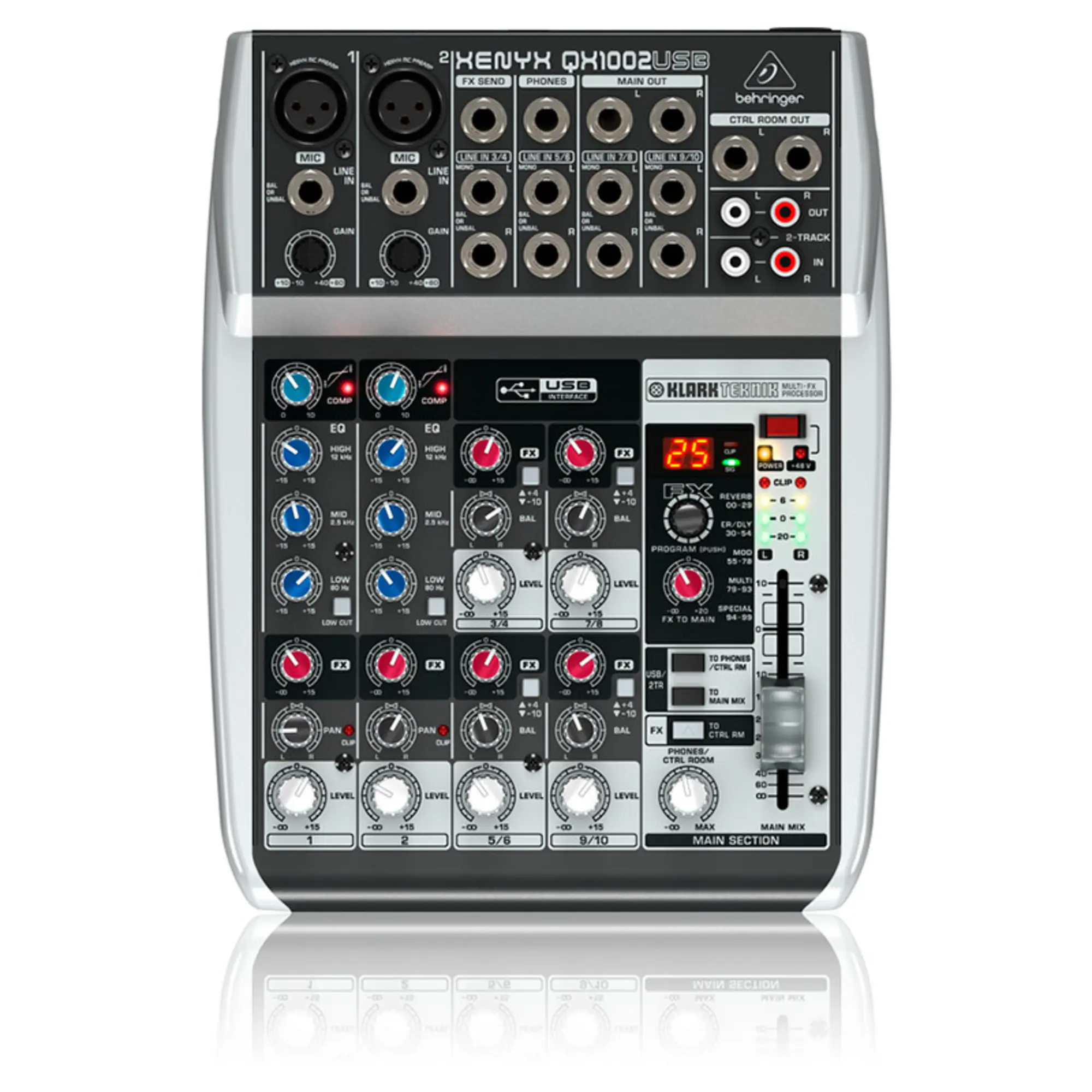 Микшерный пульт Behringer XENYX QX1002USB (1 / 4)