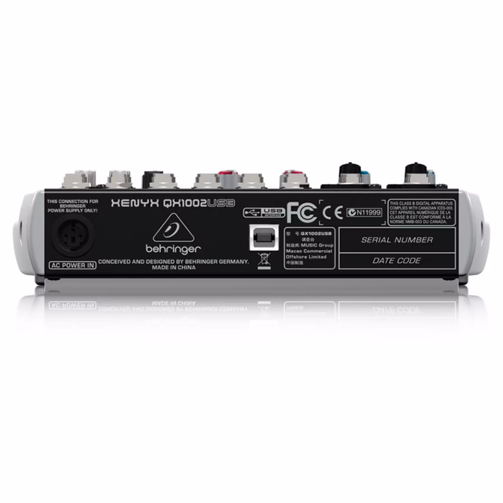 Микшерный пульт Behringer XENYX QX1002USB (4 / 4)