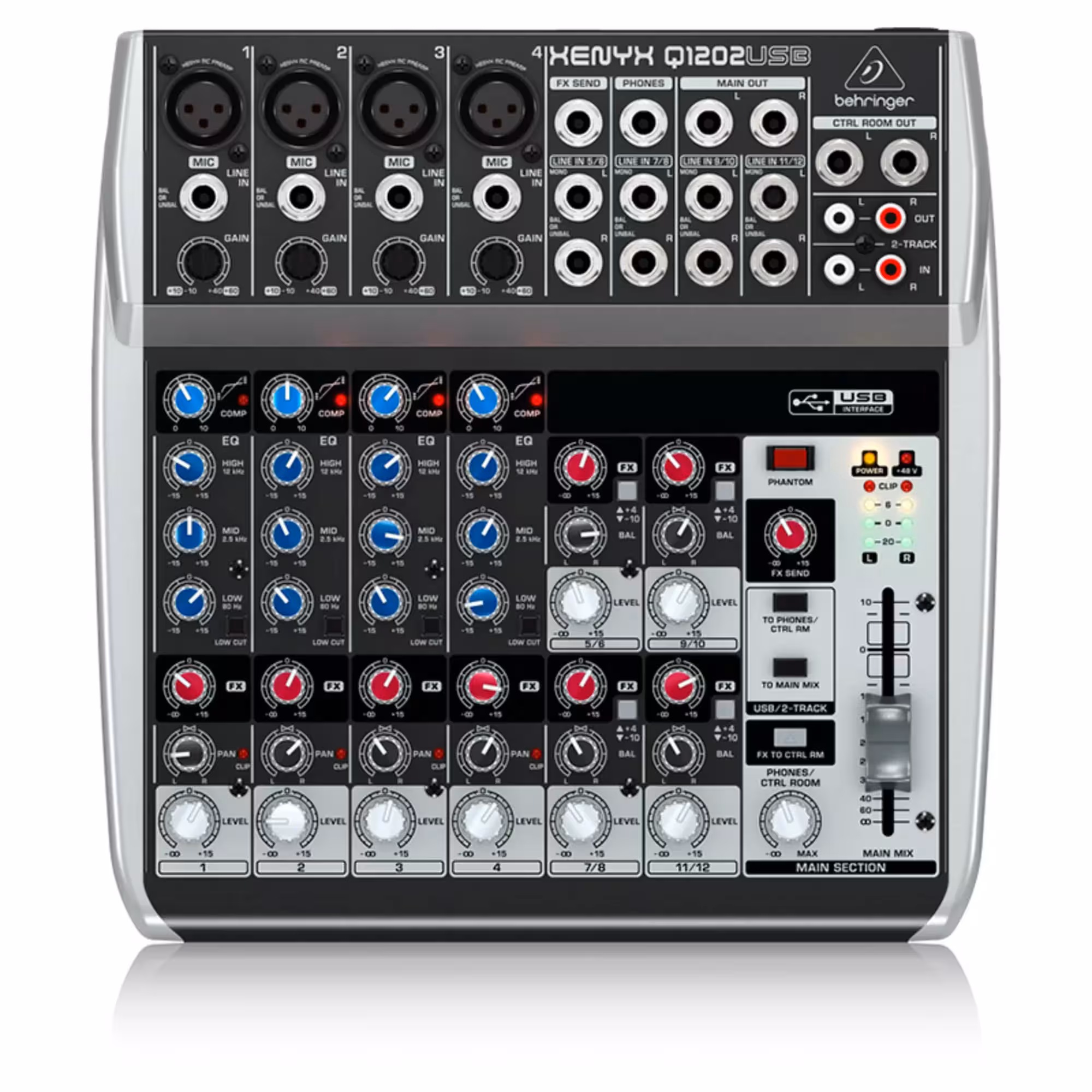 Микшерный пульт Behringer XENYX Q1202USB (1 / 4)