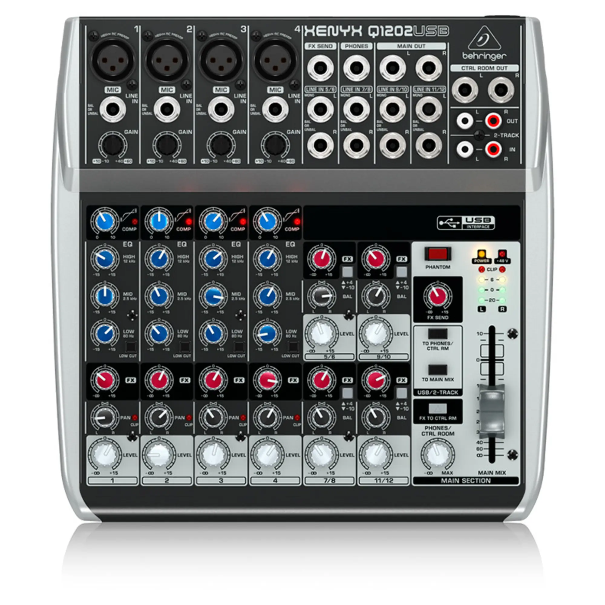 Микшерный пульт Behringer XENYX Q1202USB (1 / 4)