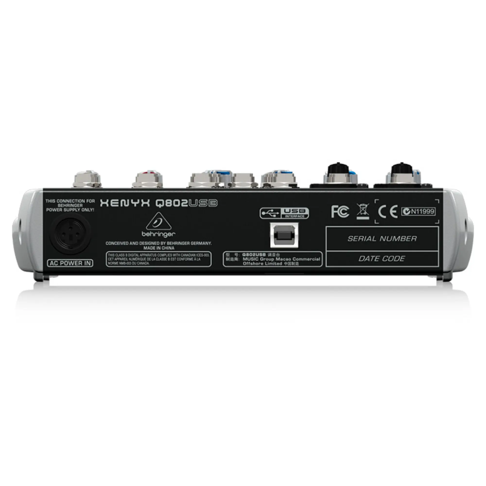 Микшерный пульт Behringer XENYX Q802USB (4 / 4)