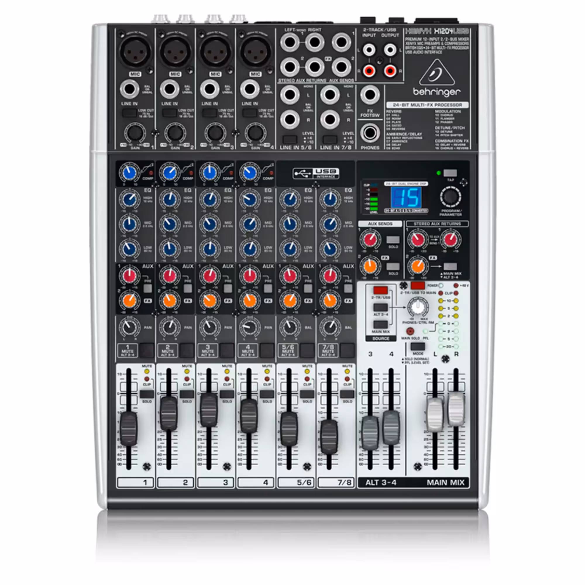 Микшерный пульт Behringer XENYX X1204USB (1 / 4)