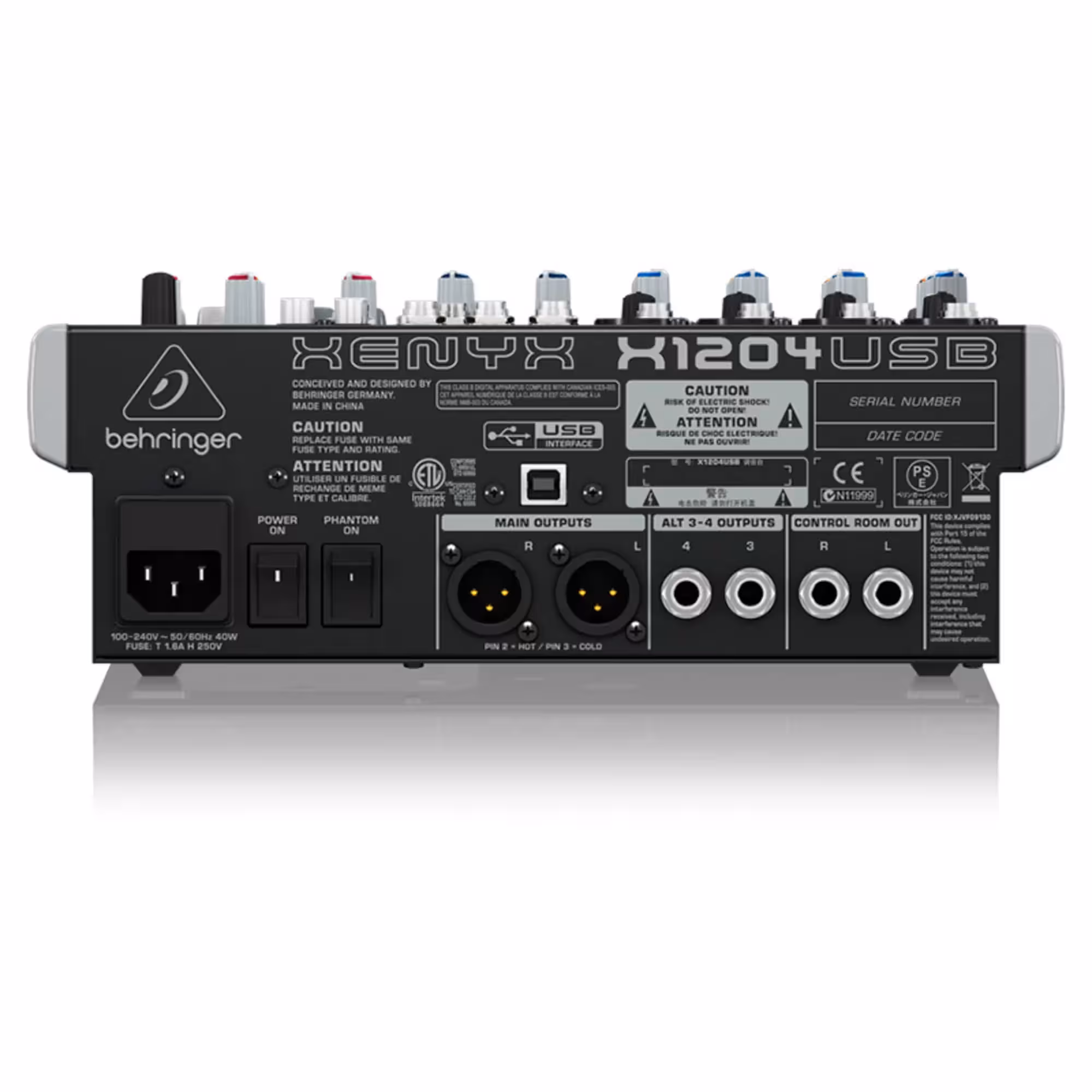 Микшерный пульт Behringer XENYX X1204USB (4 / 4)