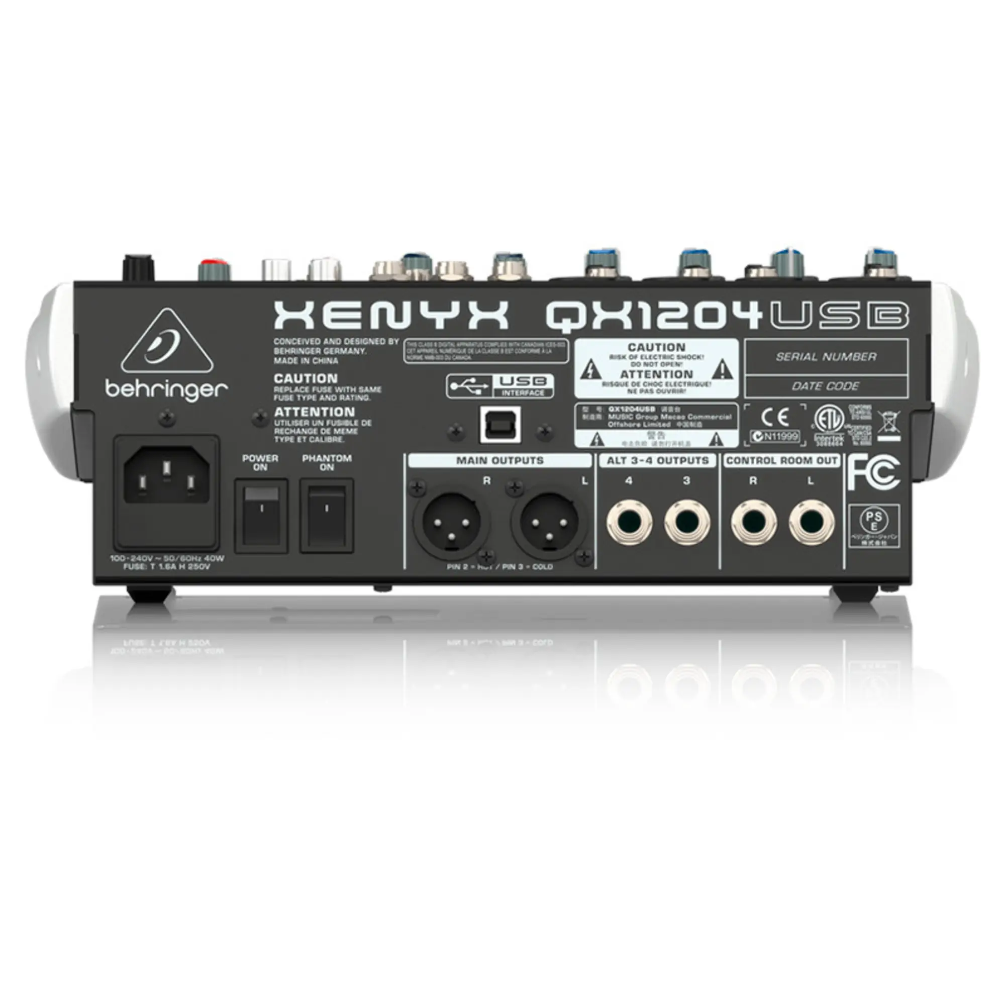Микшерный пульт Behringer XENYX QX1204USB (4 / 4)