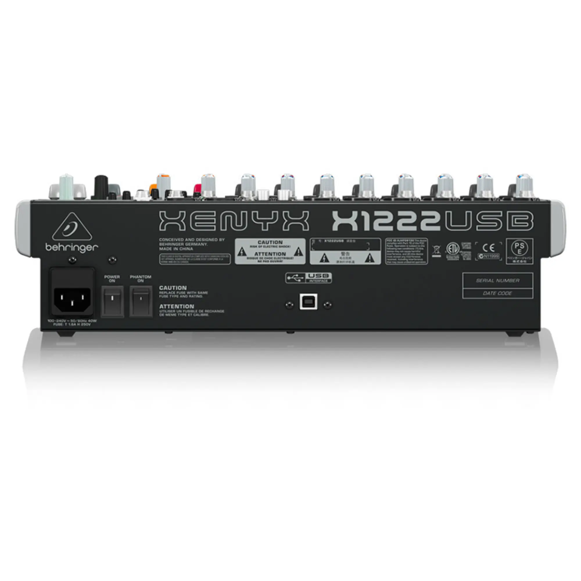 Микшерный пульт Behringer XENYX X1222USB (4 / 4)